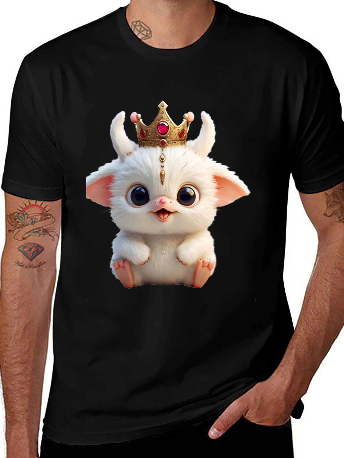 Cute Monster King Graphic Tee