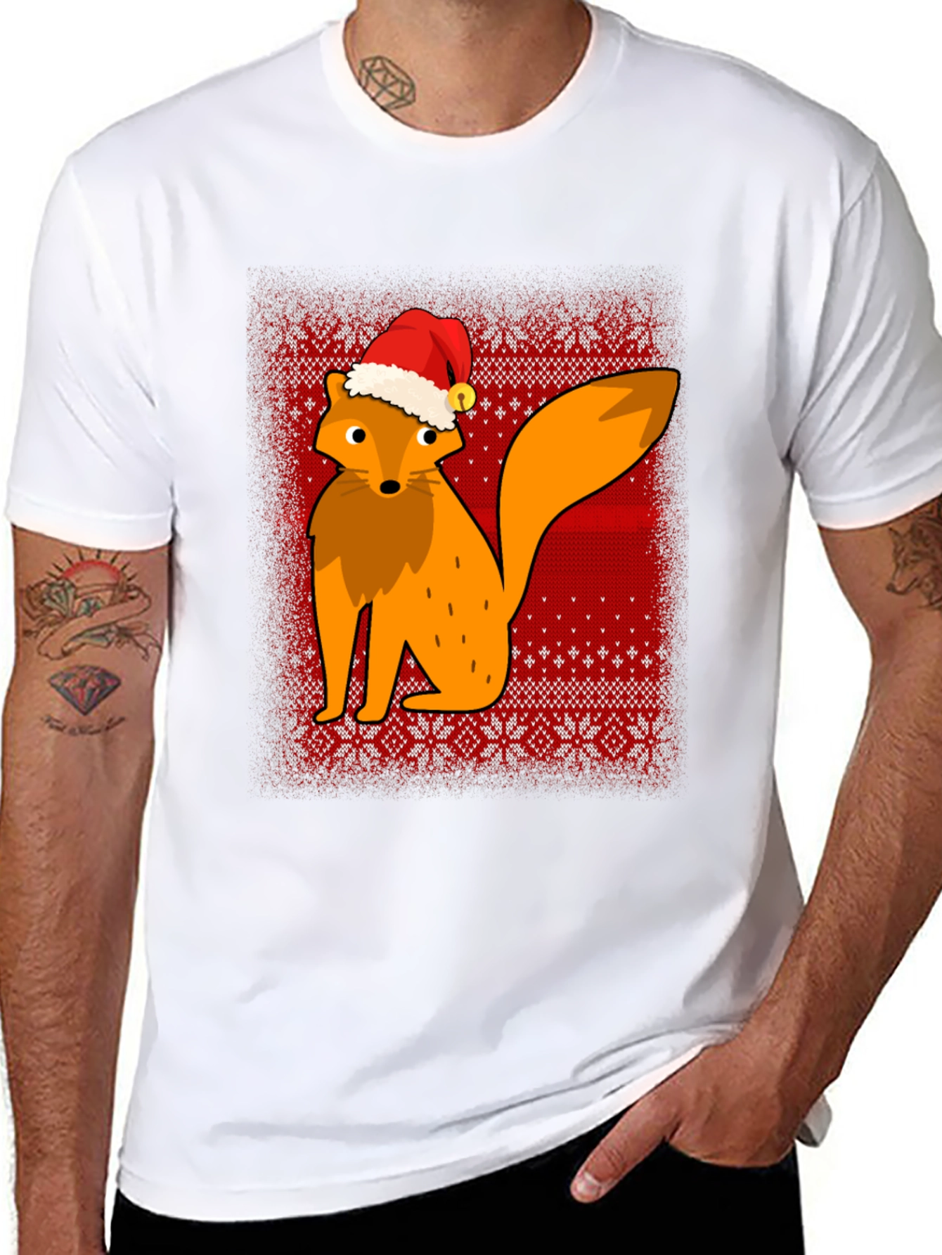 Festive Fox Christmas T-Shirt