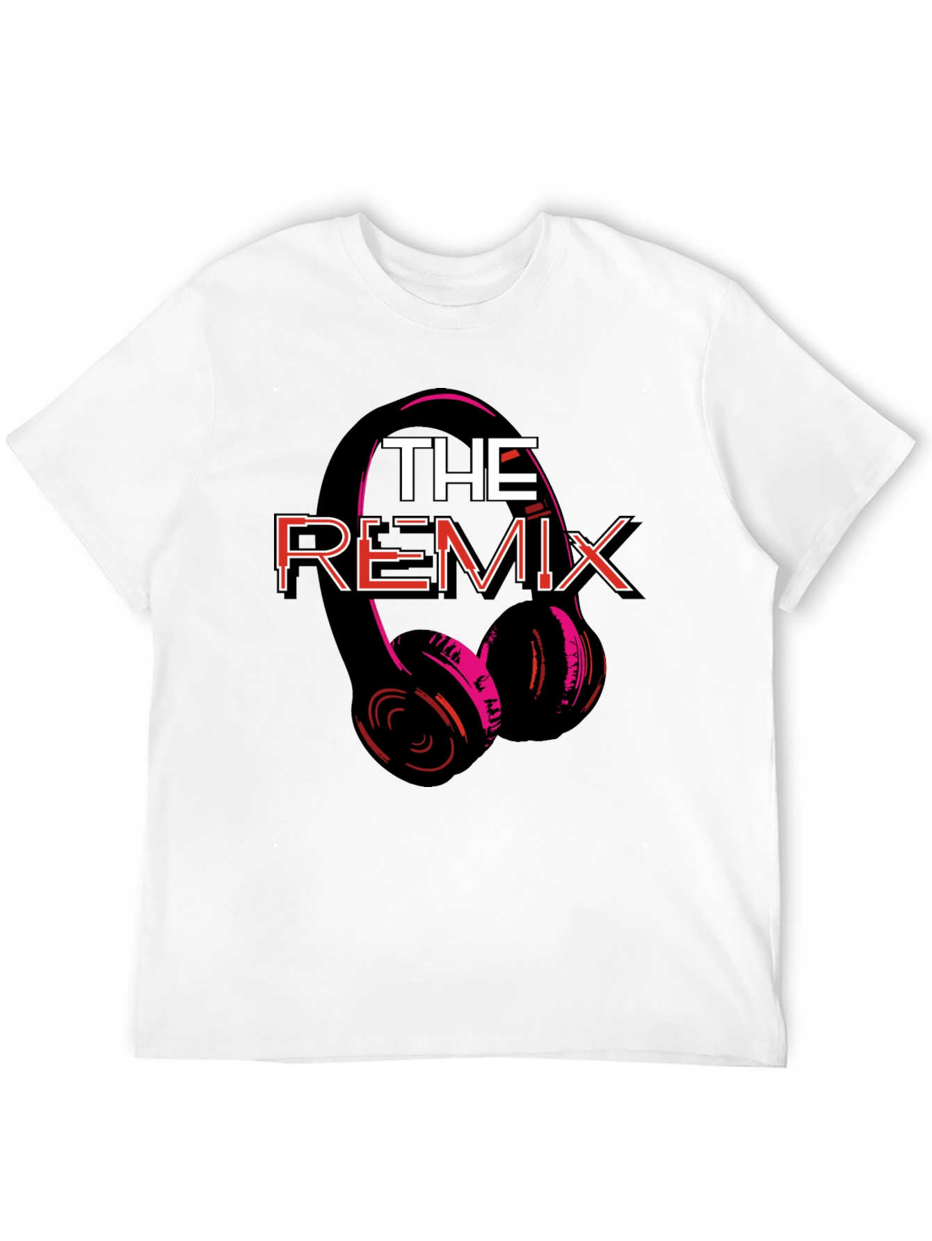 The Remix Graphic Tee - Black Crew Neck T-Shirt
