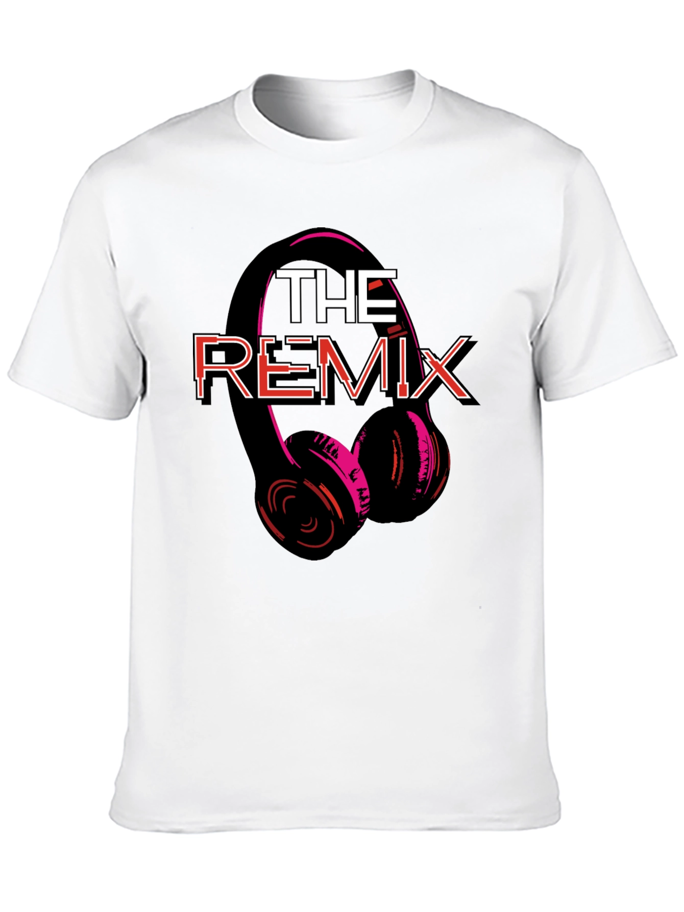 The Remix Graphic Tee - Black Crew Neck T-Shirt