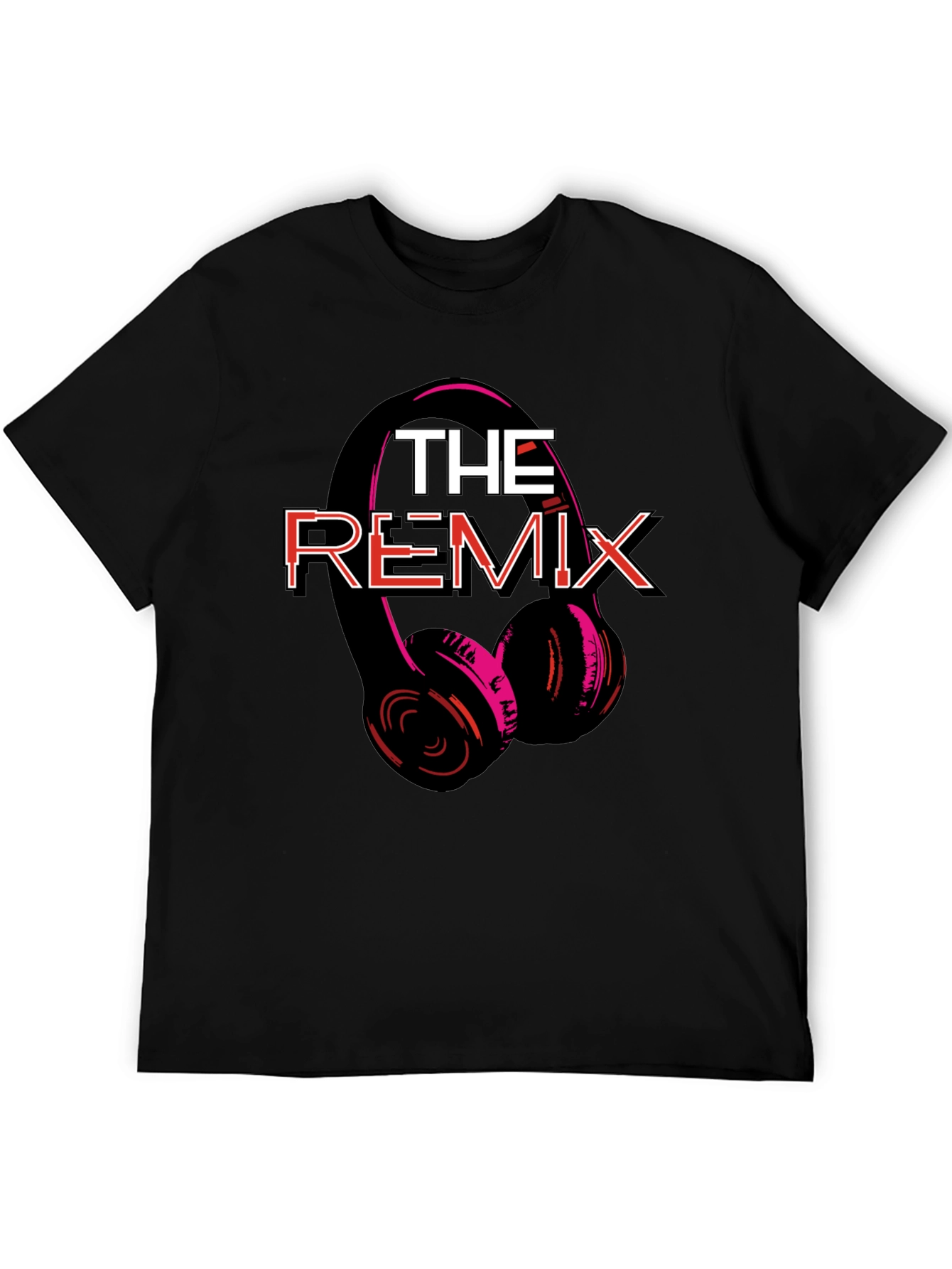 The Remix Graphic Tee - Black Crew Neck T-Shirt
