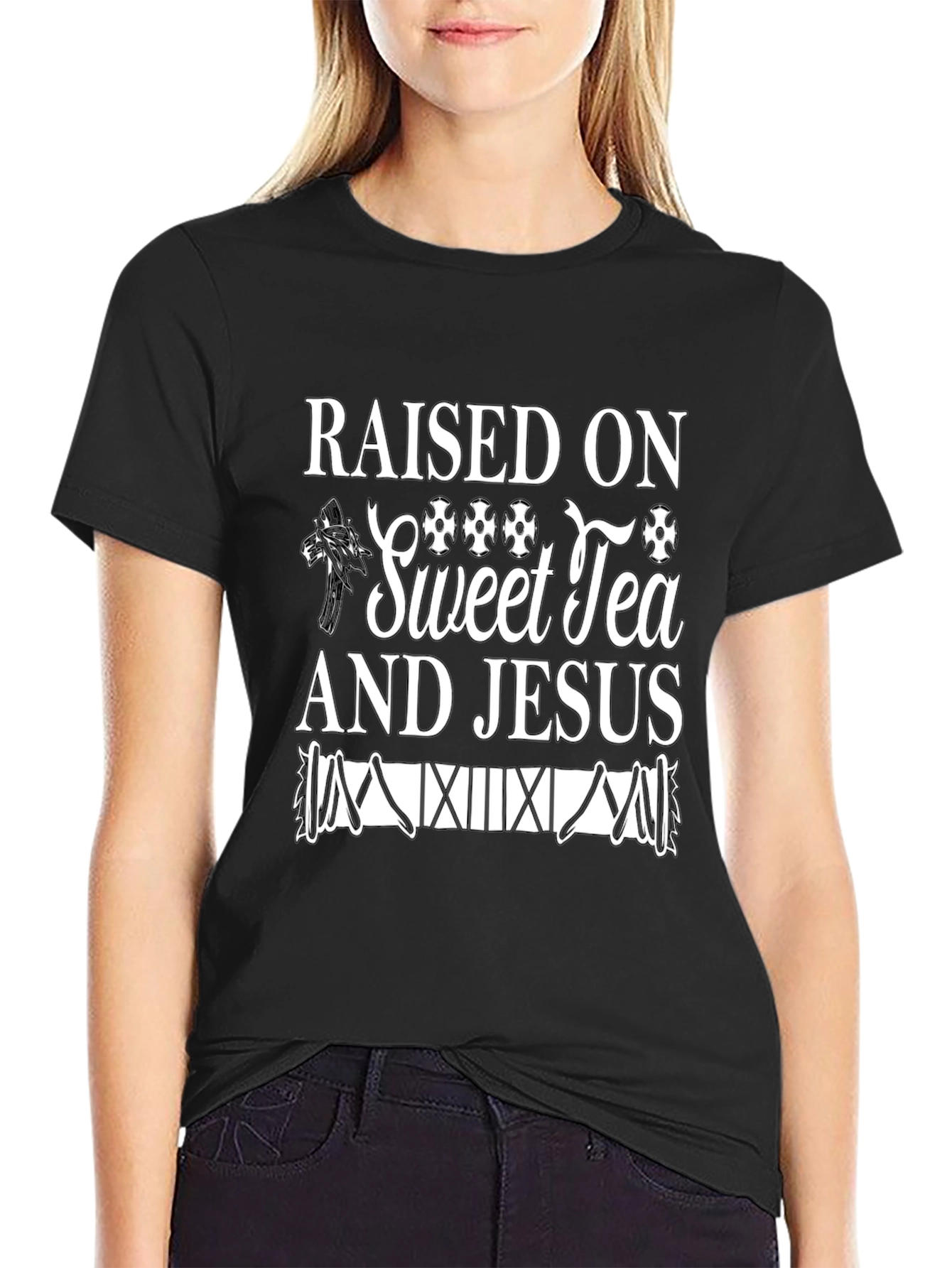 Raised on Sweet Tea & Jesus T-Shirt