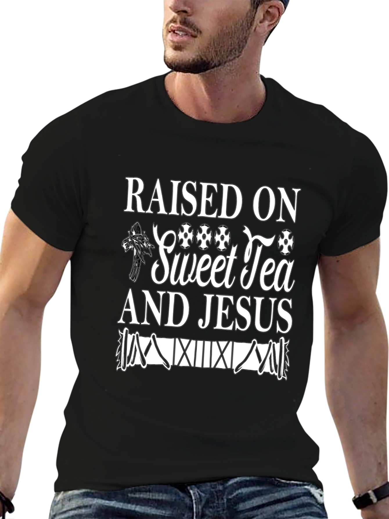 Raised on Sweet Tea & Jesus T-Shirt