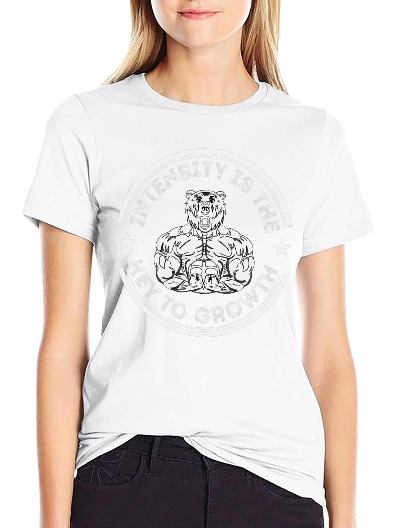 Intensity is the Key to Growth Bear T-Shirt