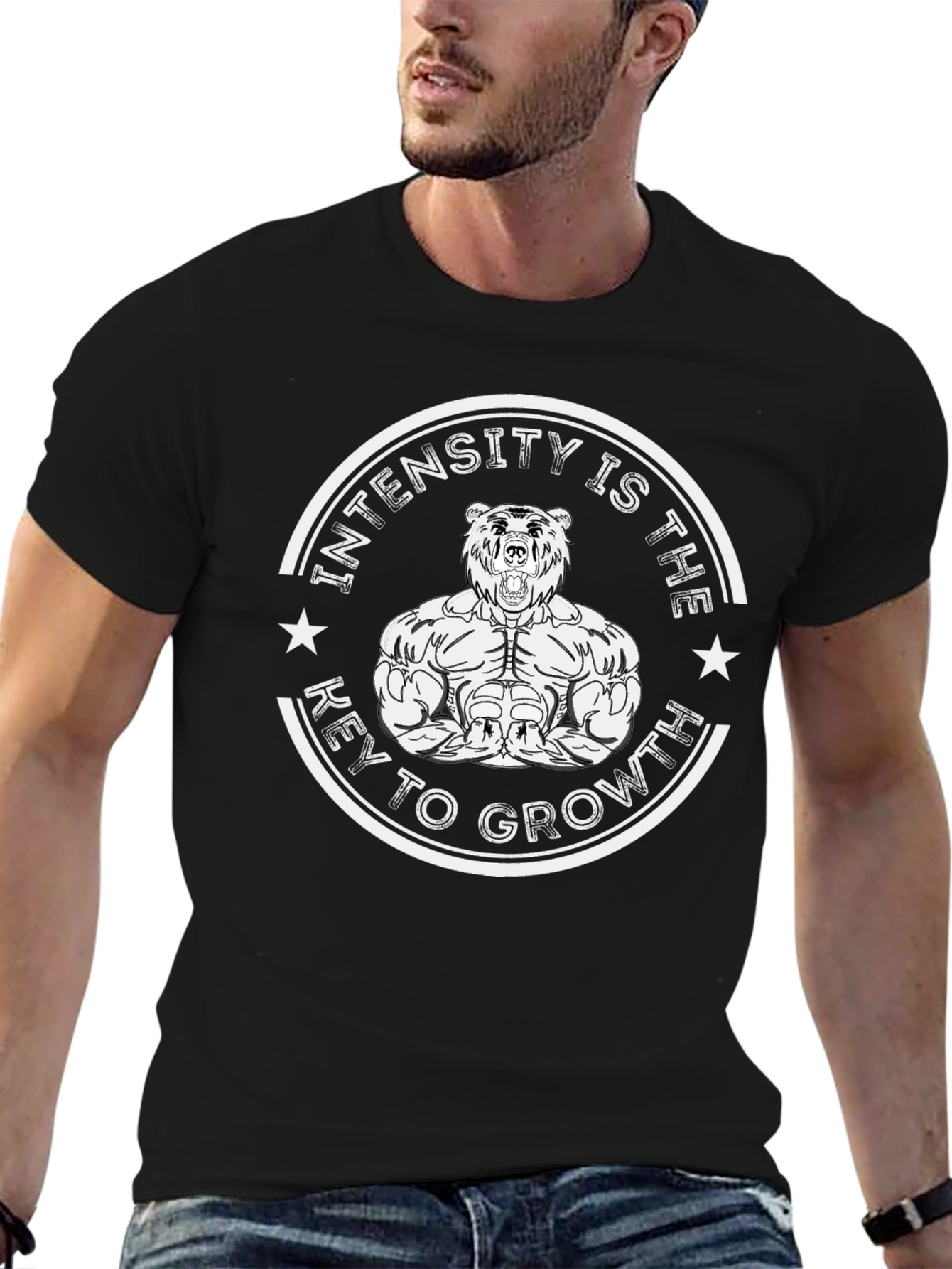 Intensity is the Key to Growth Bear T-Shirt
