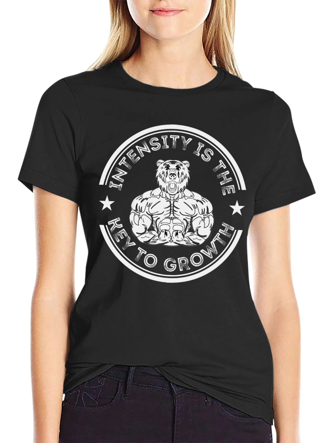 Intensity is the Key to Growth Bear T-Shirt