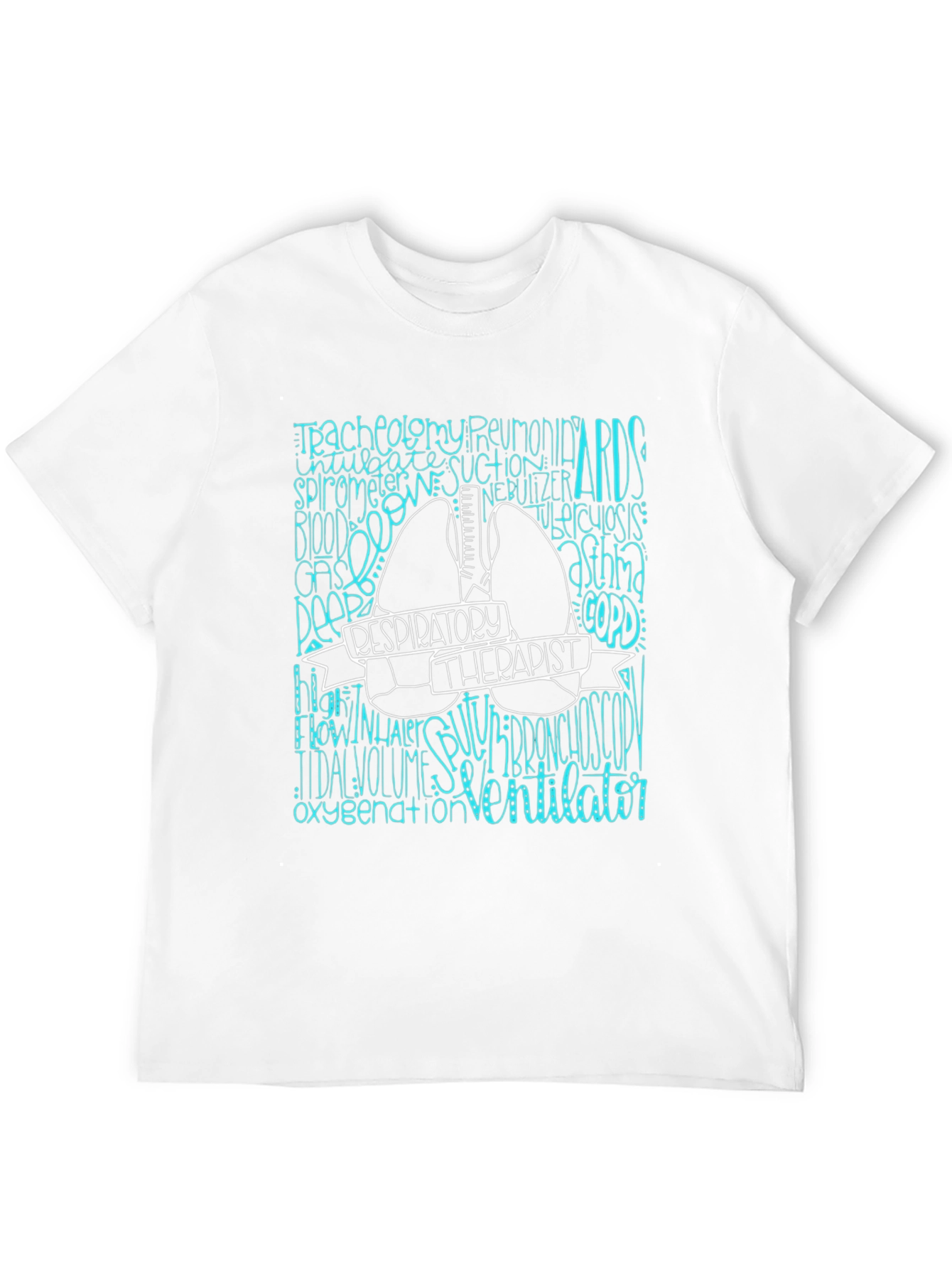 Respiratory Therapist Graphic Tee - Black