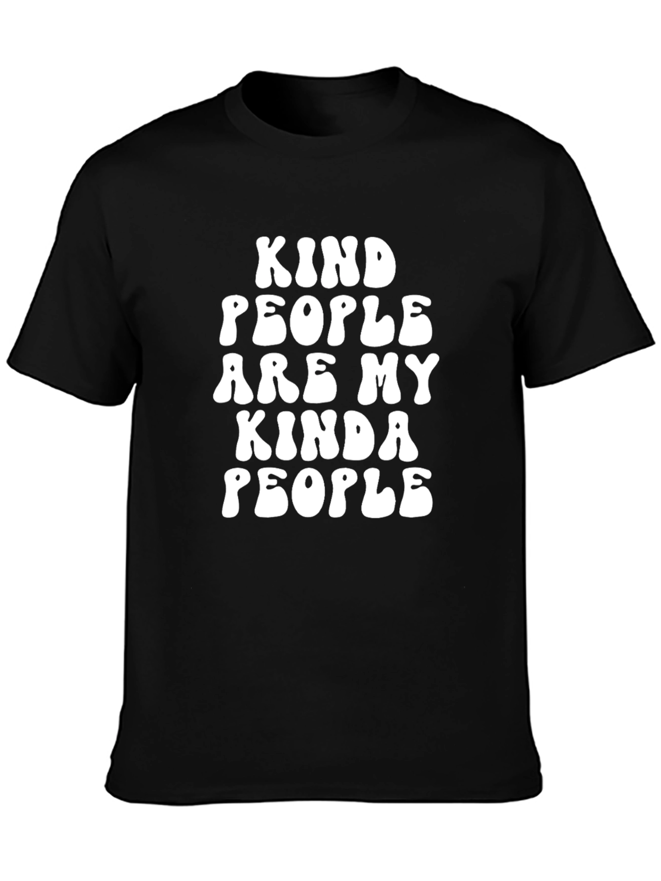 Kind People Graphic T-Shirt - Black