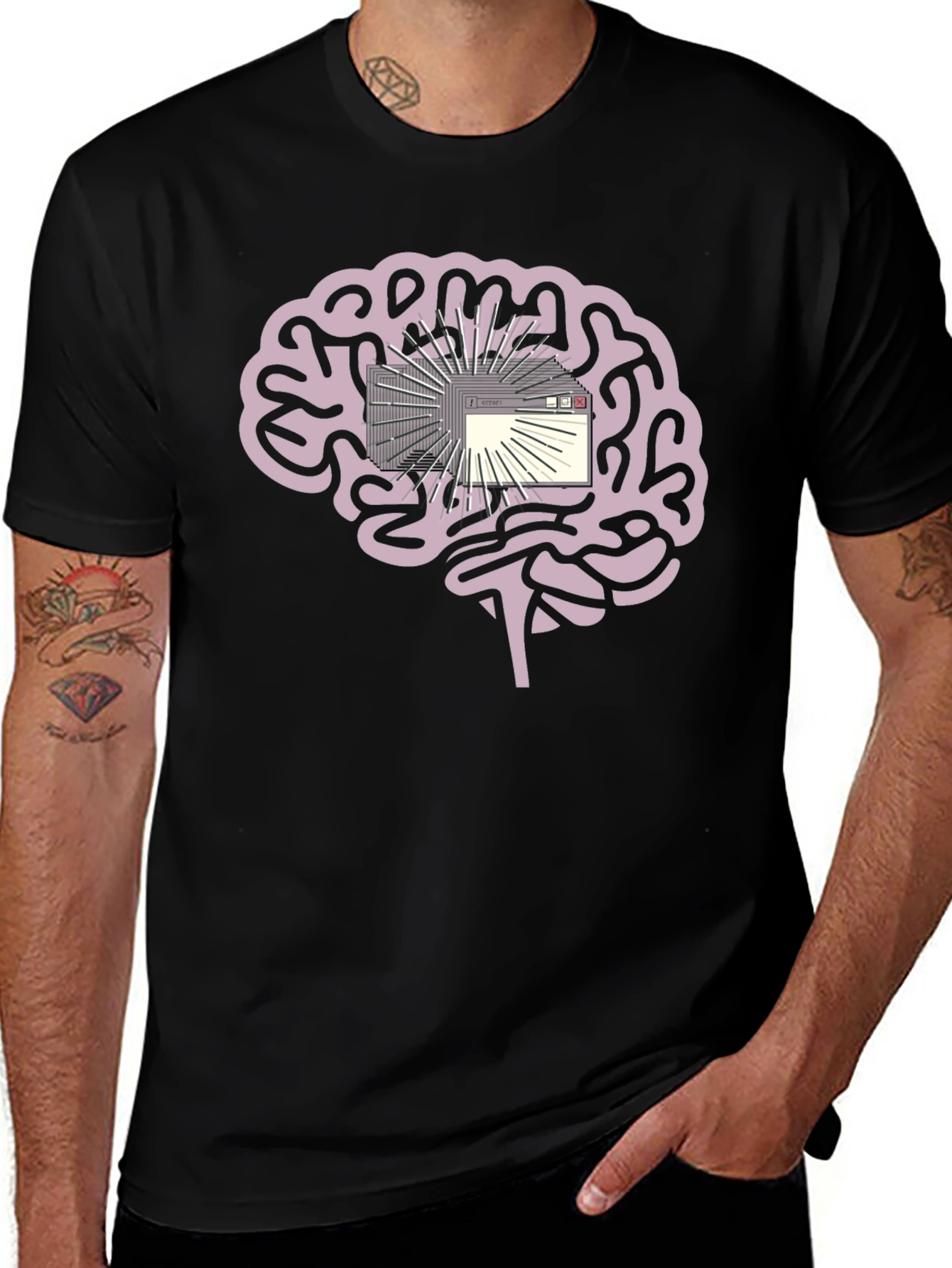 Brain Tech T-Shirt - Geek Chic Tee