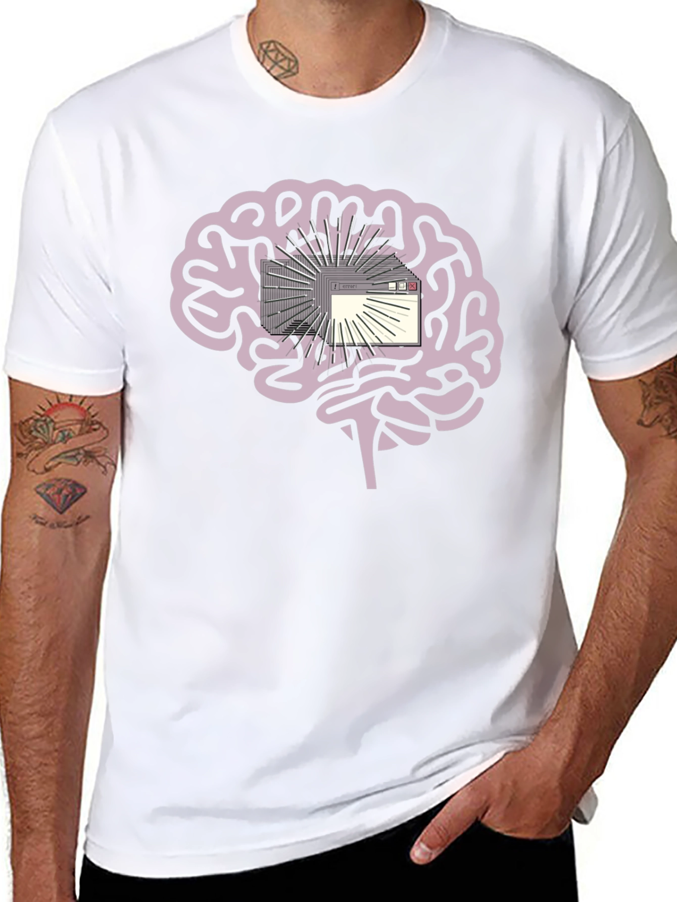 Brain Tech T-Shirt - Geek Chic Tee