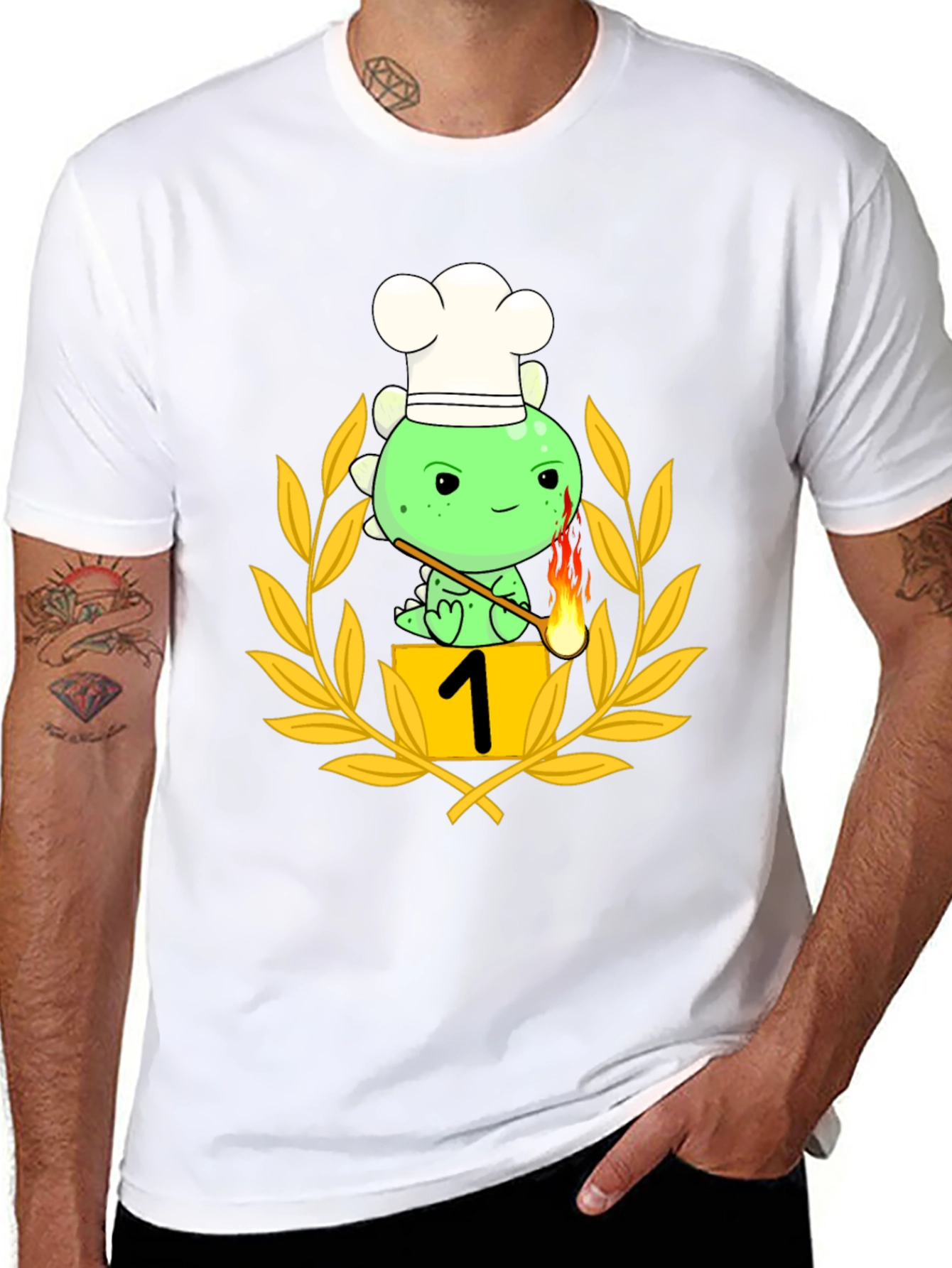 Chef Dino T-Shirt - Culinary Champion