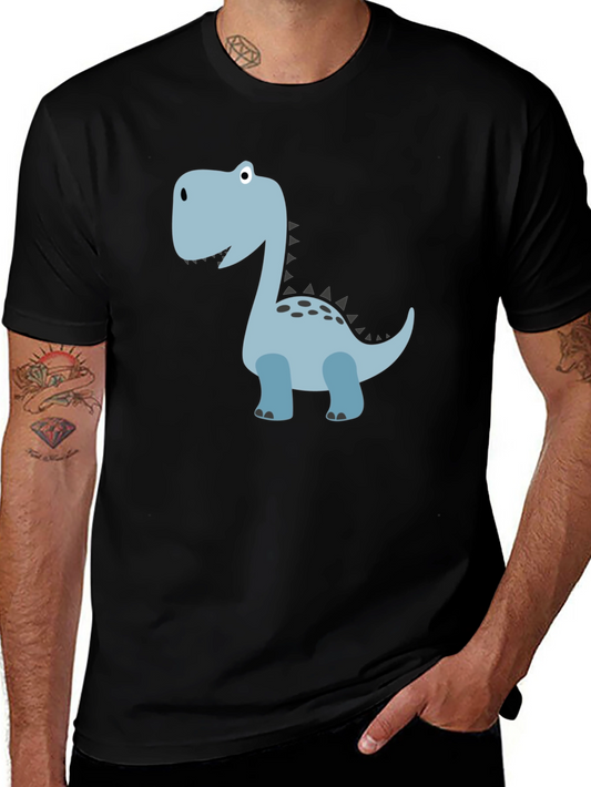 Dinosaur Graphic Tee - Mens Black T-Shirt