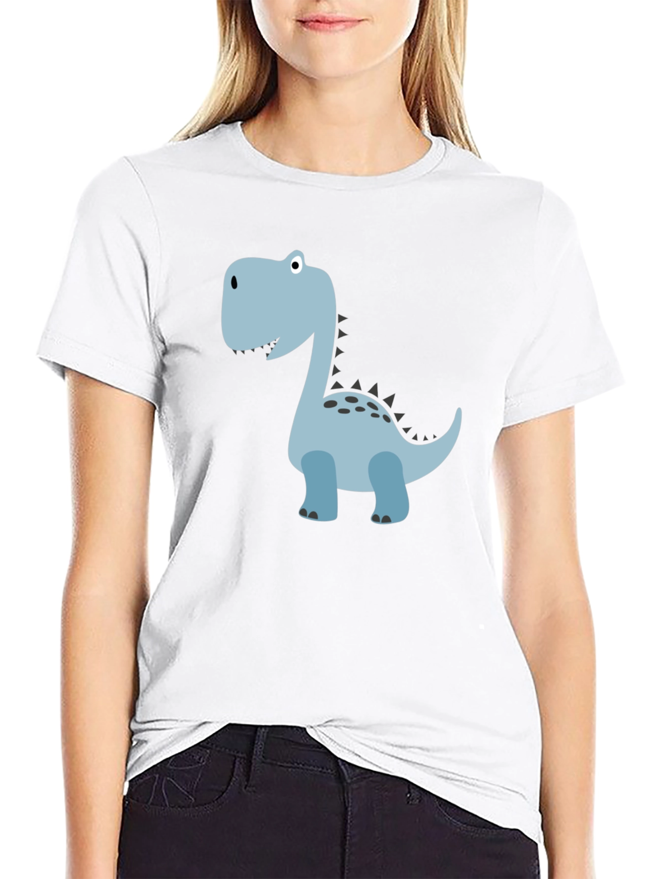 Dinosaur Graphic Tee - Mens Black T-Shirt