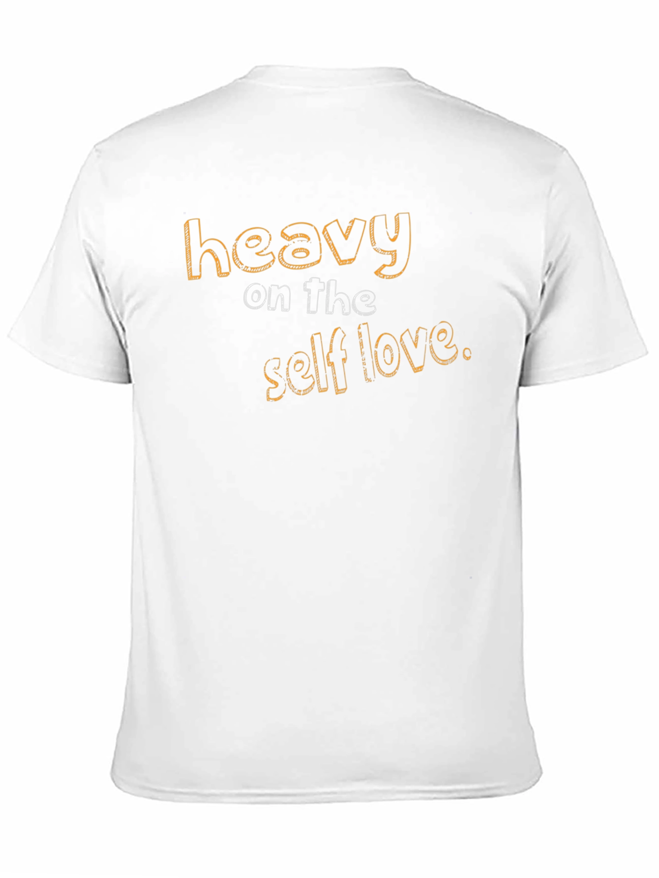 Heavy on The Self Love Black Graphic Tee