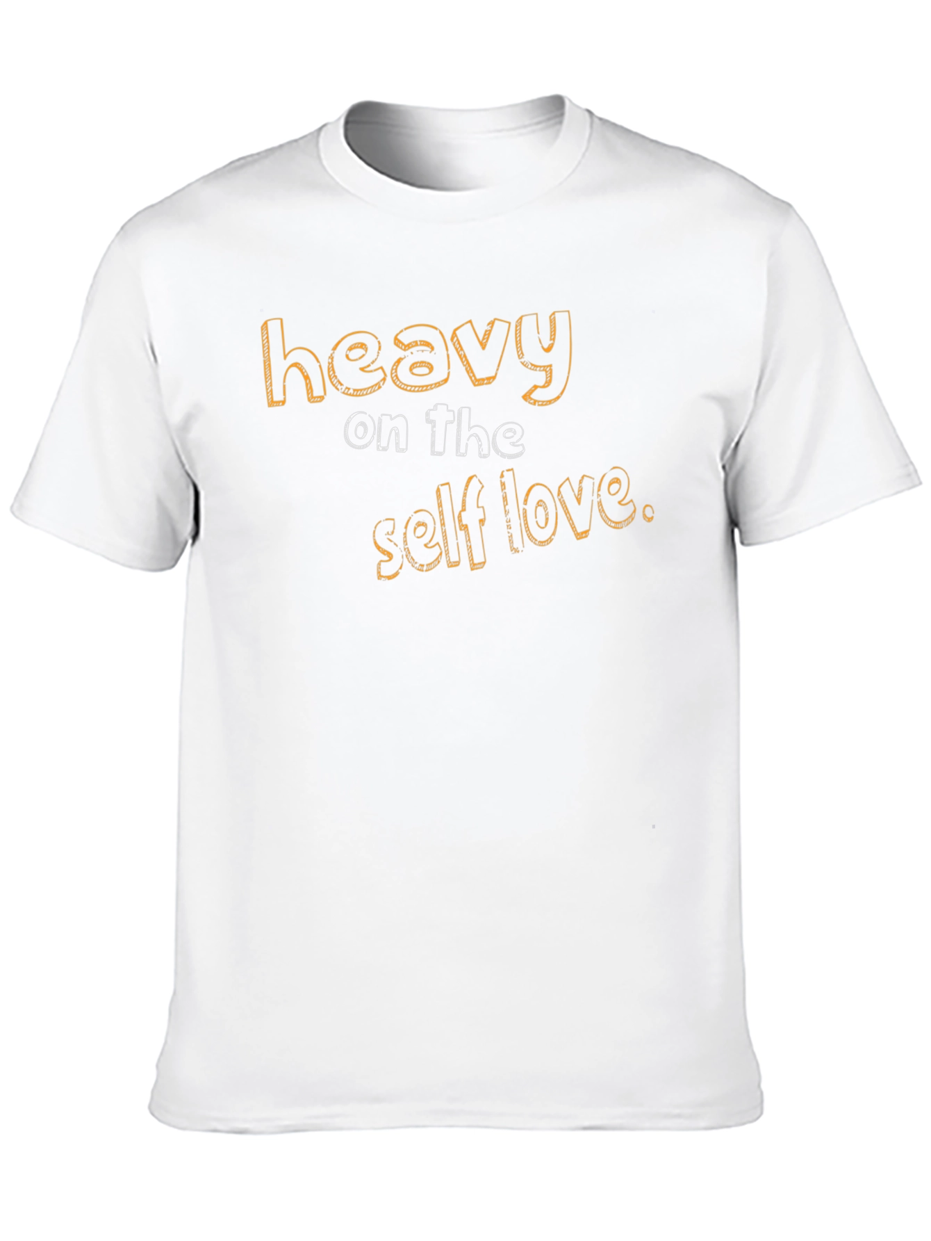 Heavy on The Self Love Black Graphic Tee