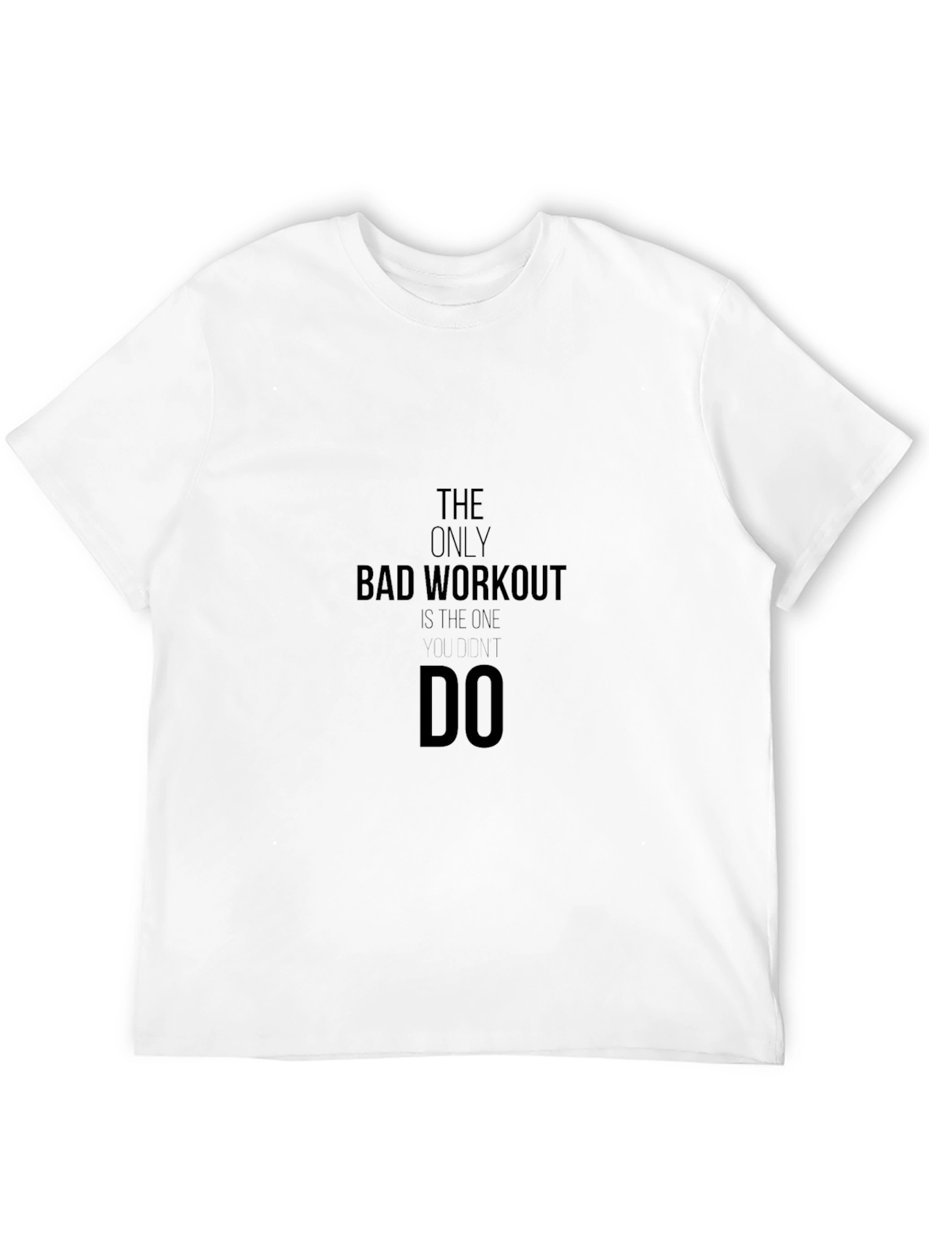 Workout Motivation Black T-Shirt