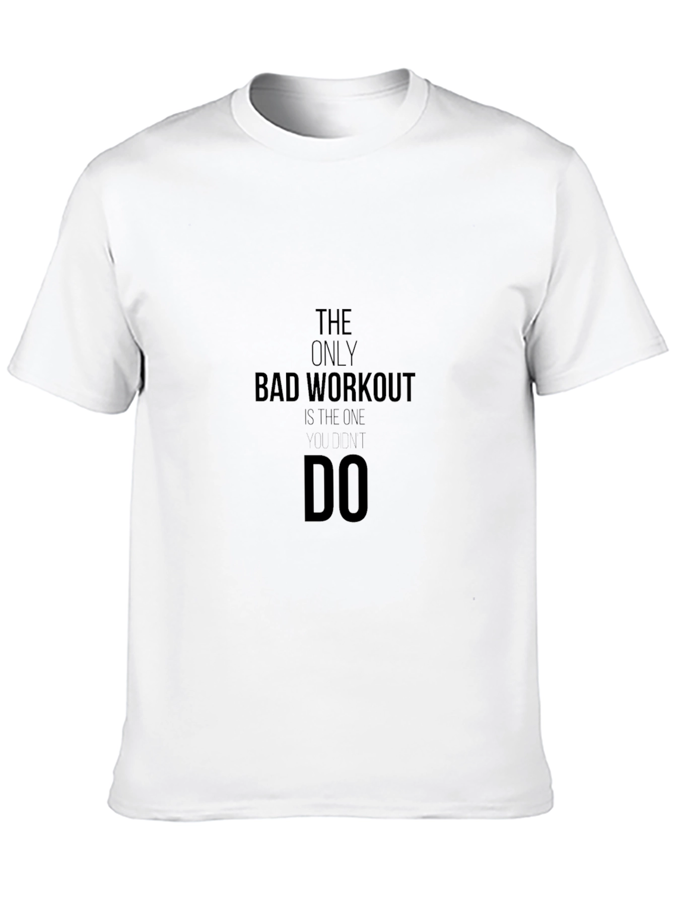 Workout Motivation Black T-Shirt