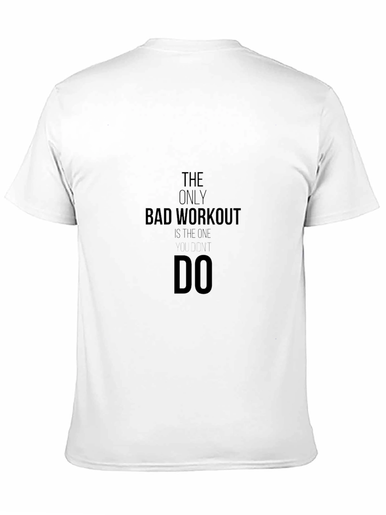 Workout Motivation Black T-Shirt