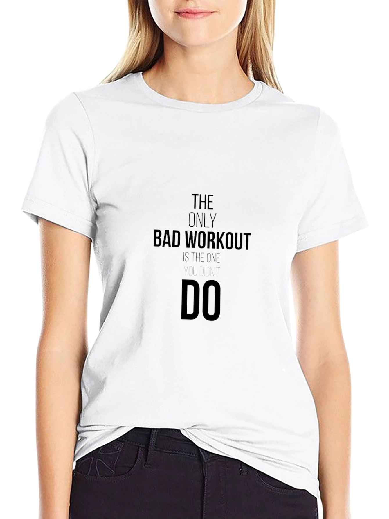 Workout Motivation Black T-Shirt