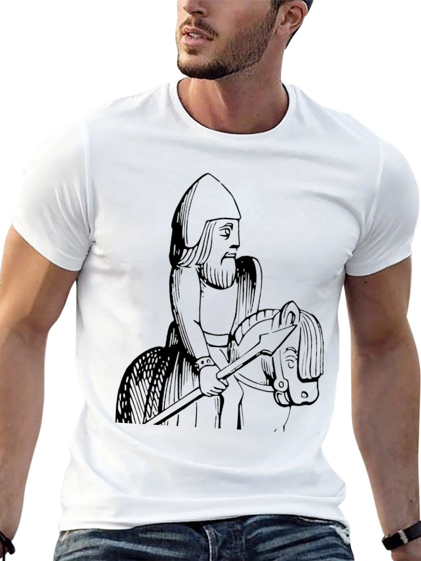 Black Knight Horseman Graphic Tee
