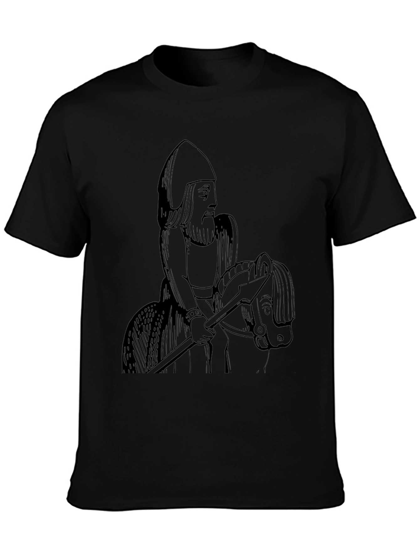 Black Knight Horseman Graphic Tee