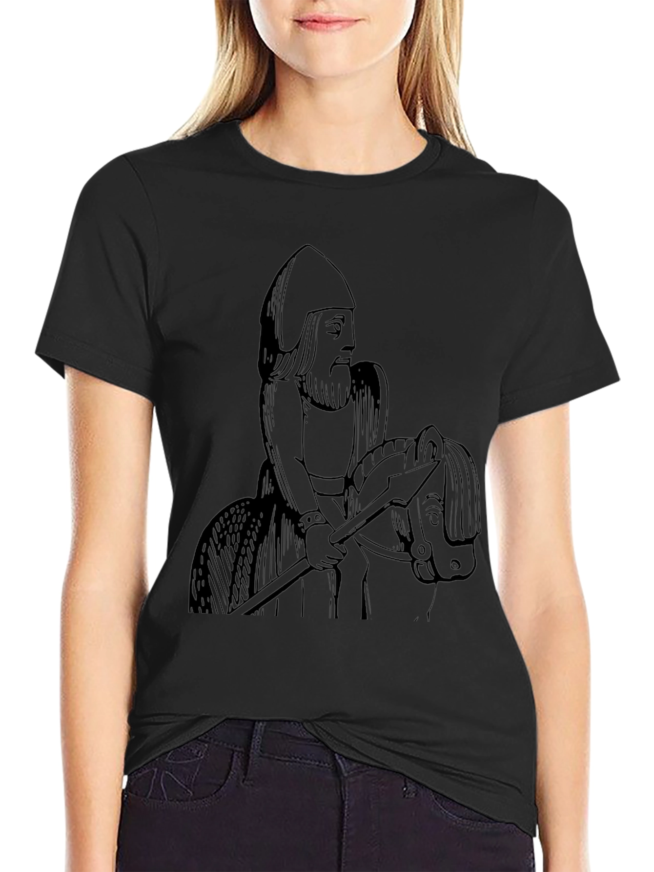 Black Knight Horseman Graphic Tee