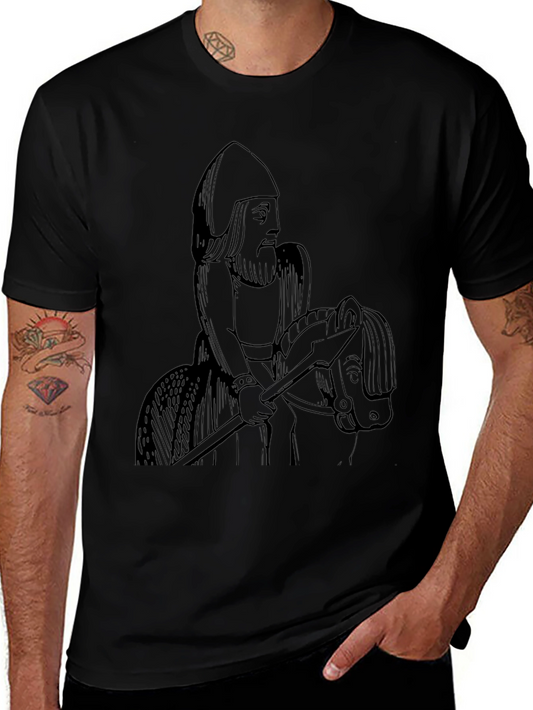 Black Knight Horseman Graphic Tee