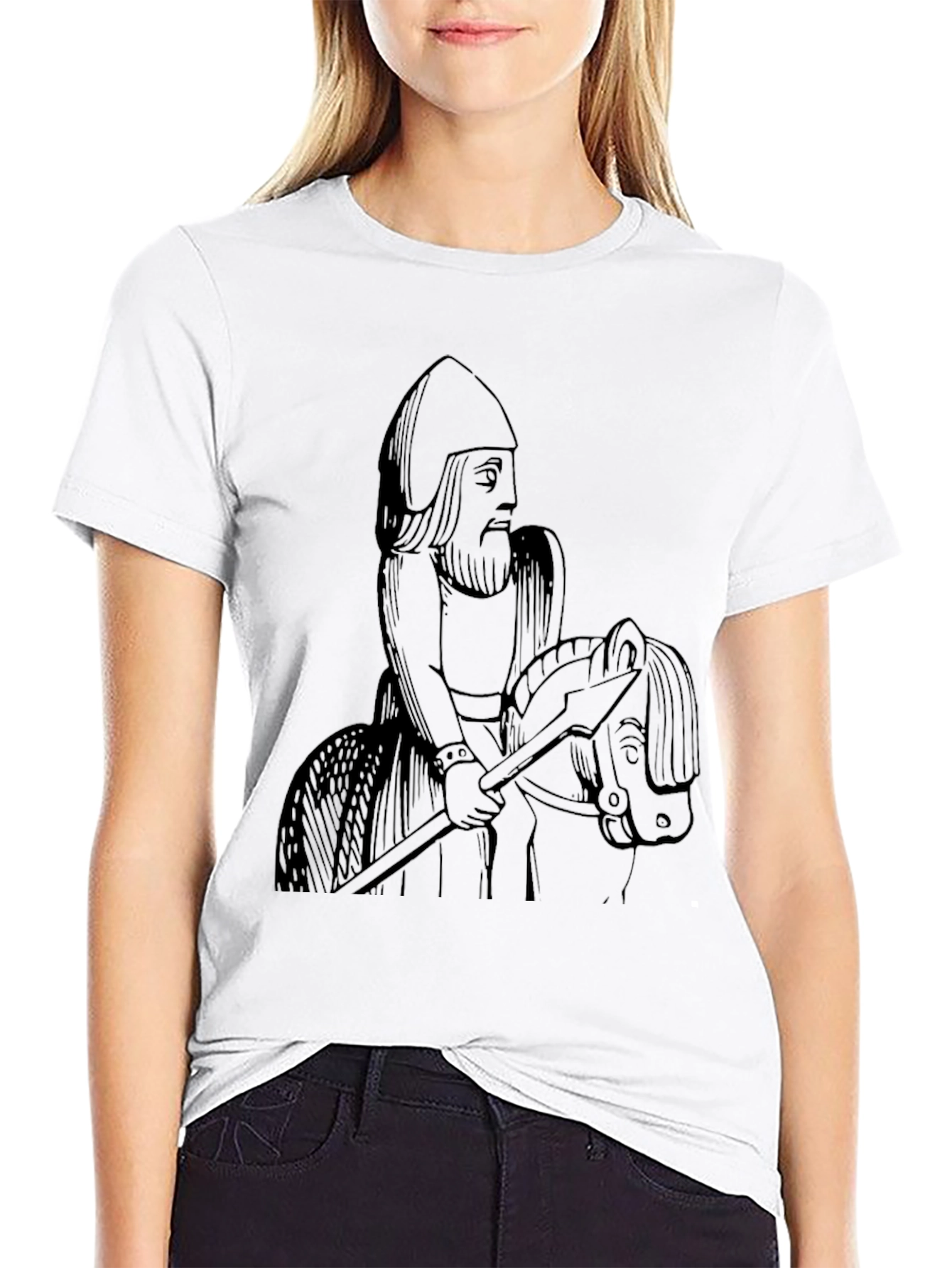 Black Knight Horseman Graphic Tee