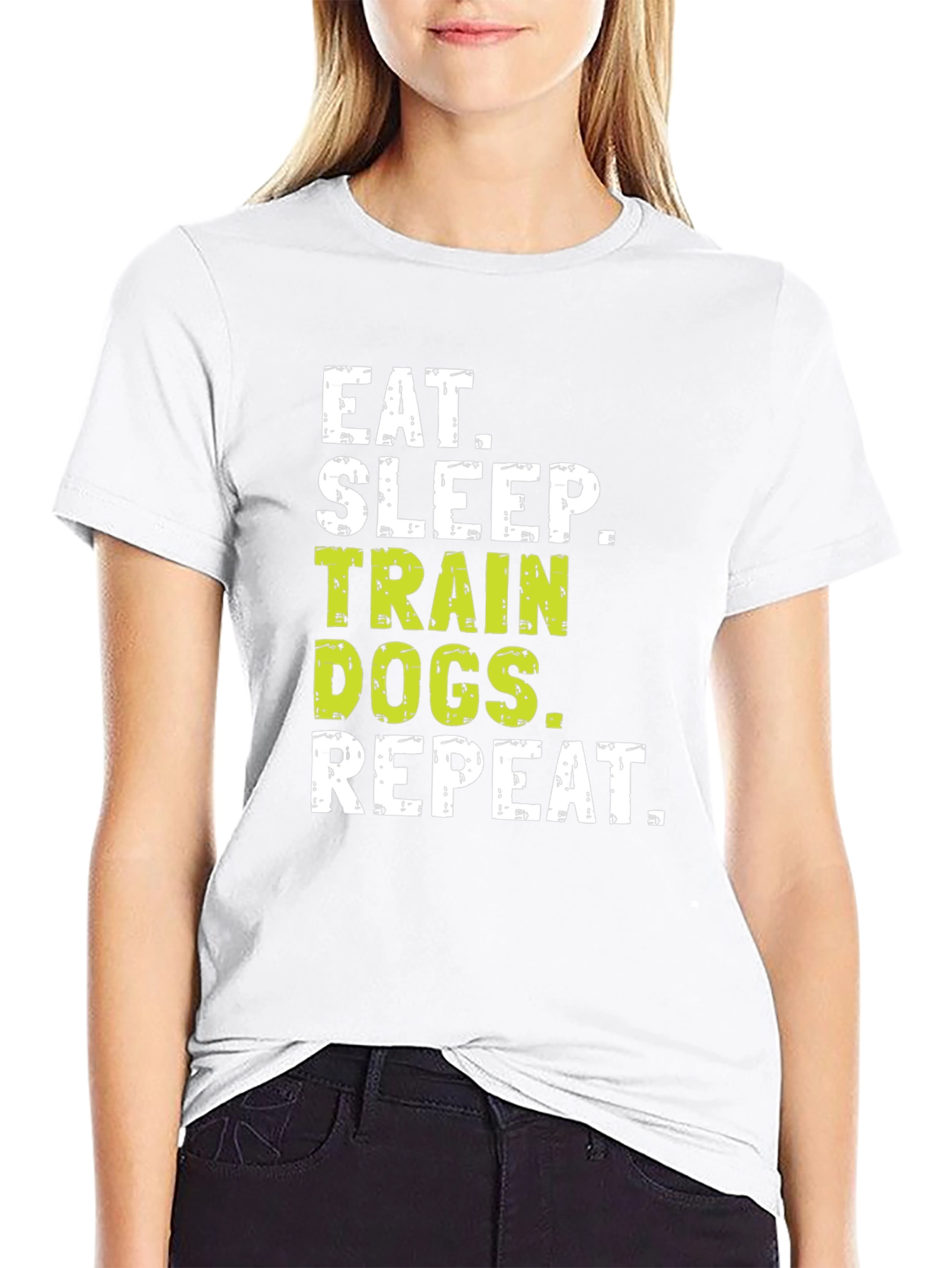 Eat Sleep Train Dogs Repeat T-Shirt