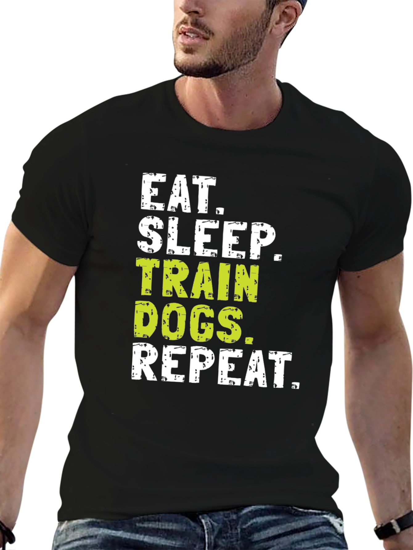 Eat Sleep Train Dogs Repeat T-Shirt