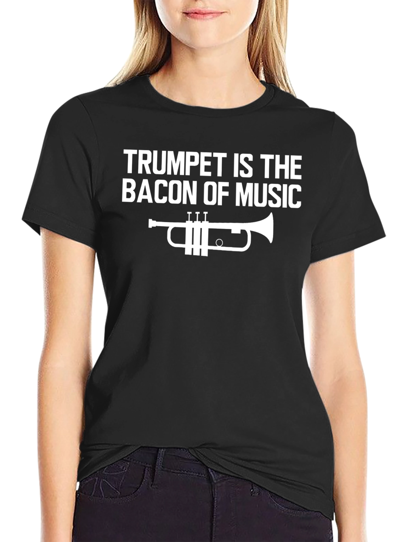 Trumpet Is The Bacon of Music Funny Musician T-Shirt
