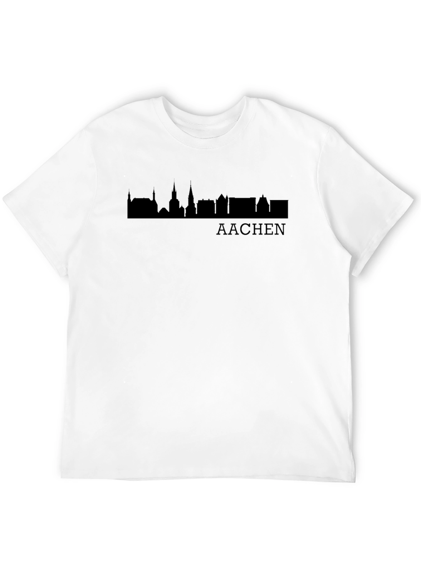 Aachen Skyline T-Shirt - Cityscape Silhouette Tee