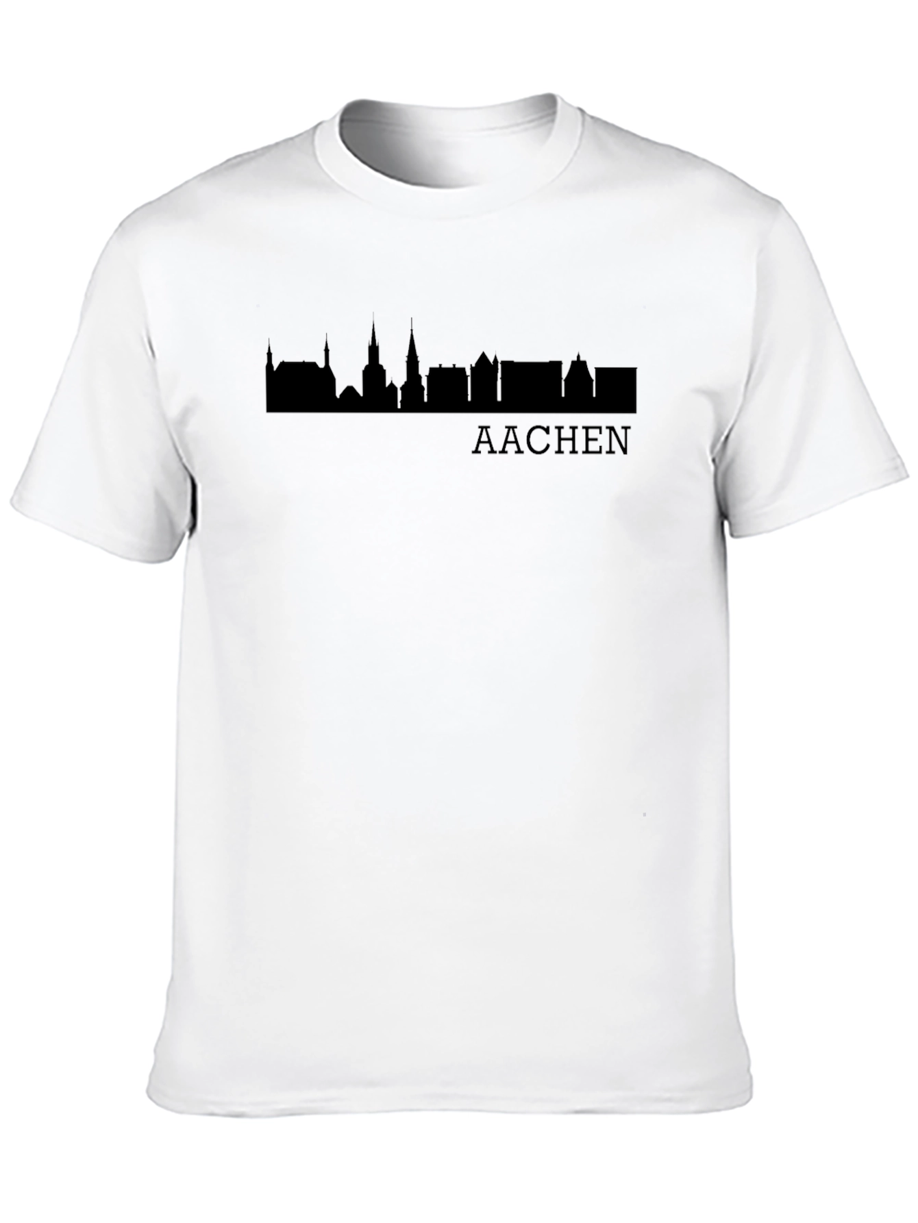 Aachen Skyline T-Shirt - Cityscape Silhouette Tee