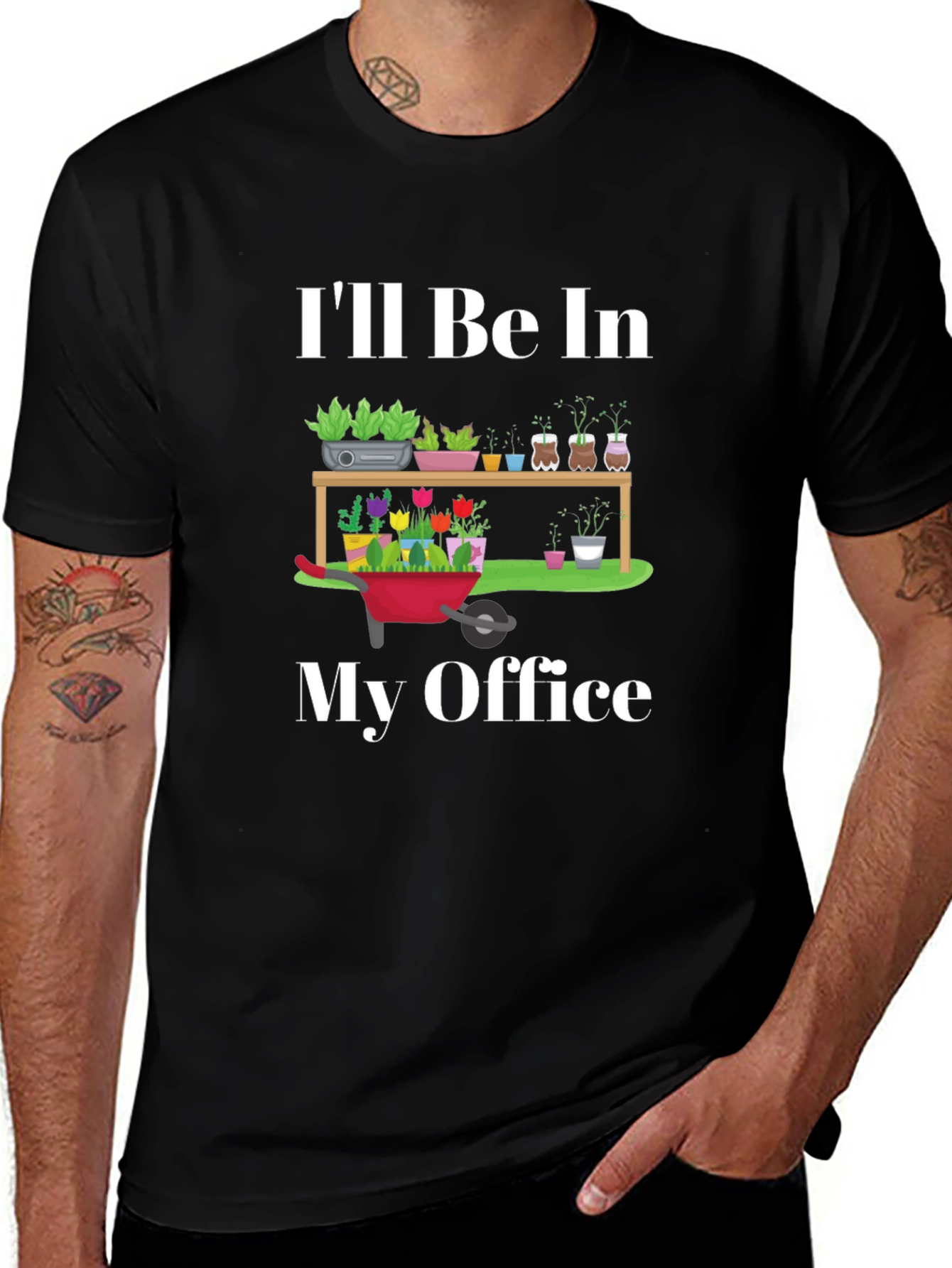 Gardening Office T-Shirt - For Plant Lovers