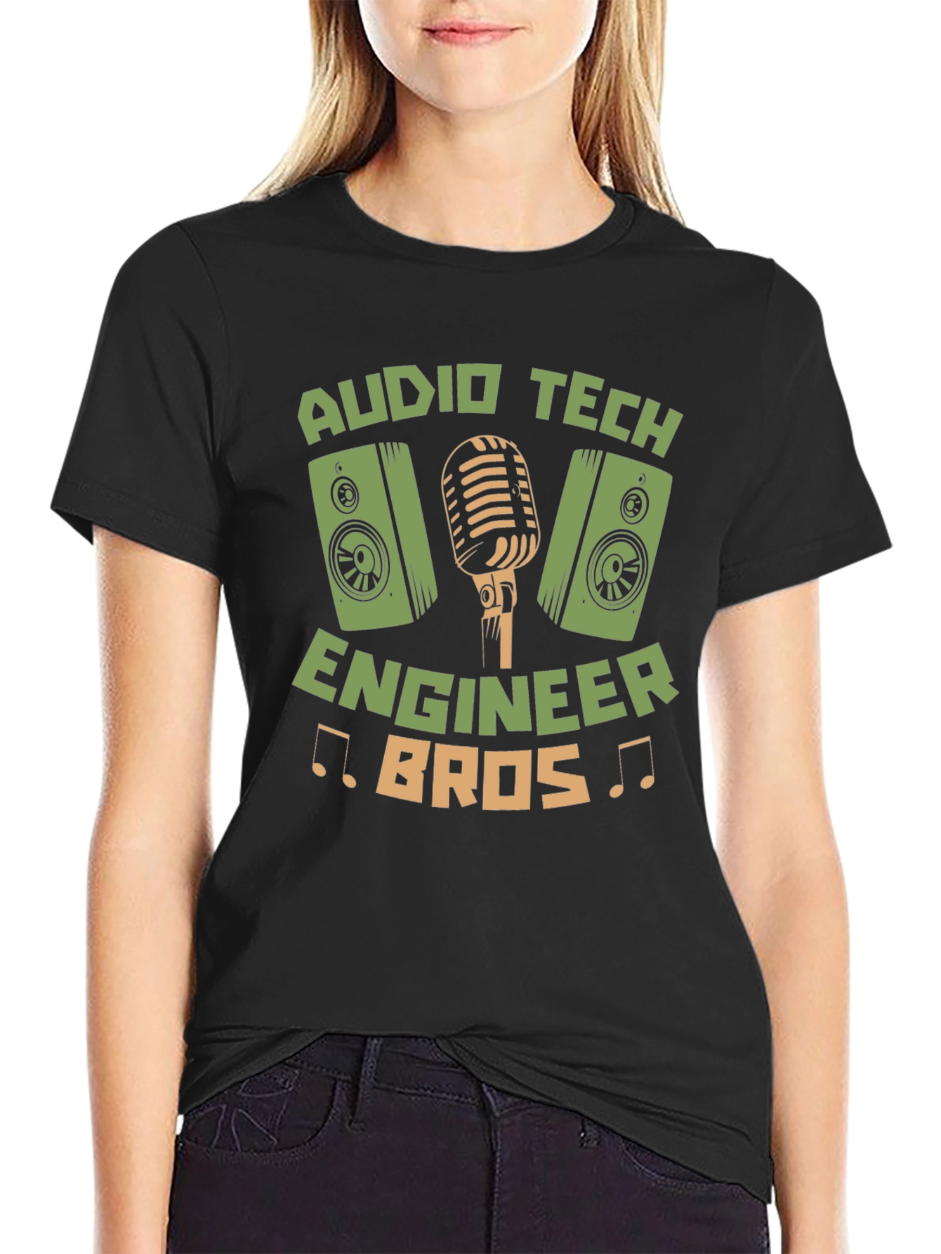 Audio Tech Engineer Bros T-Shirt