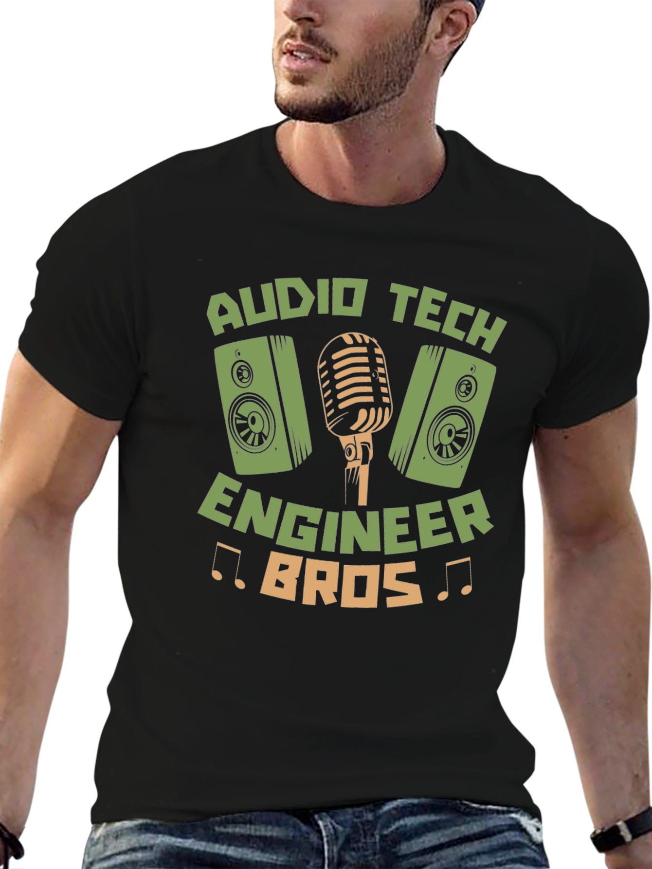 Audio Tech Engineer Bros T-Shirt