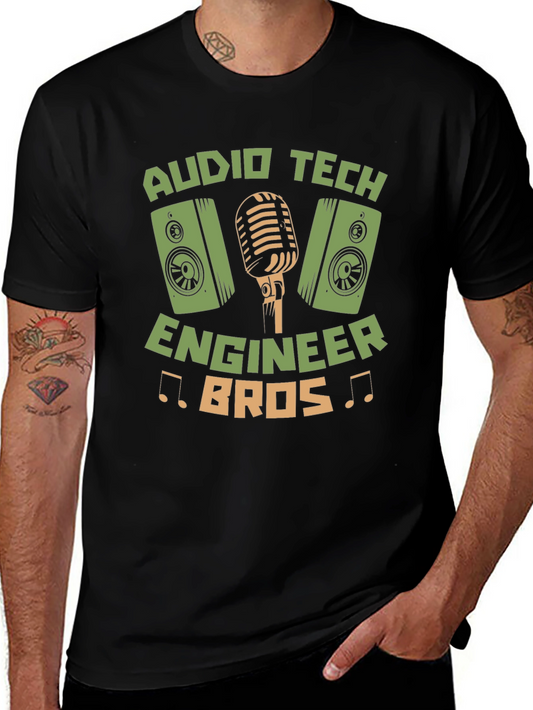 Audio Tech Engineer Bros T-Shirt