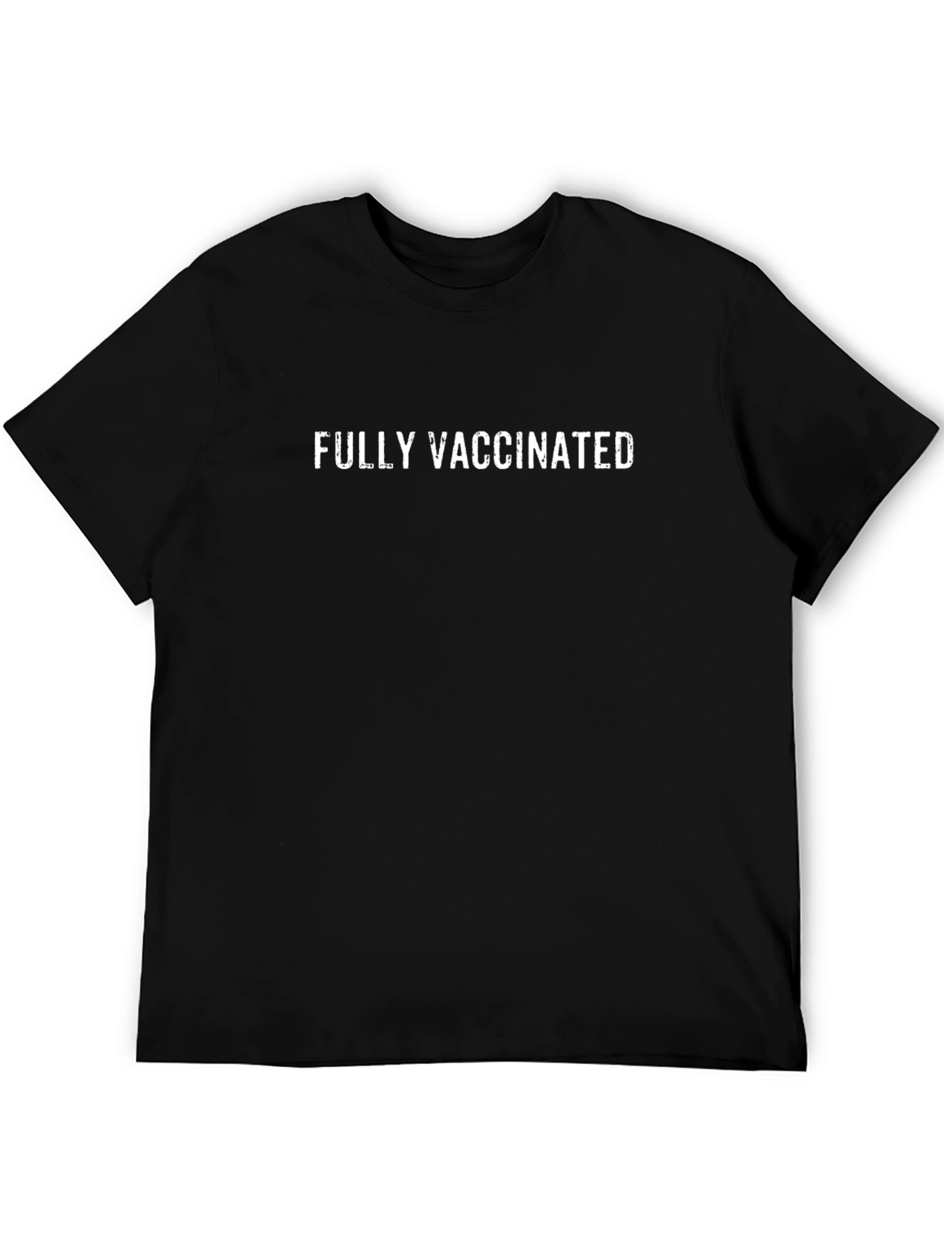 Fully Vaccinated Black T-Shirt