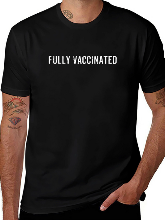 Fully Vaccinated Black T-Shirt