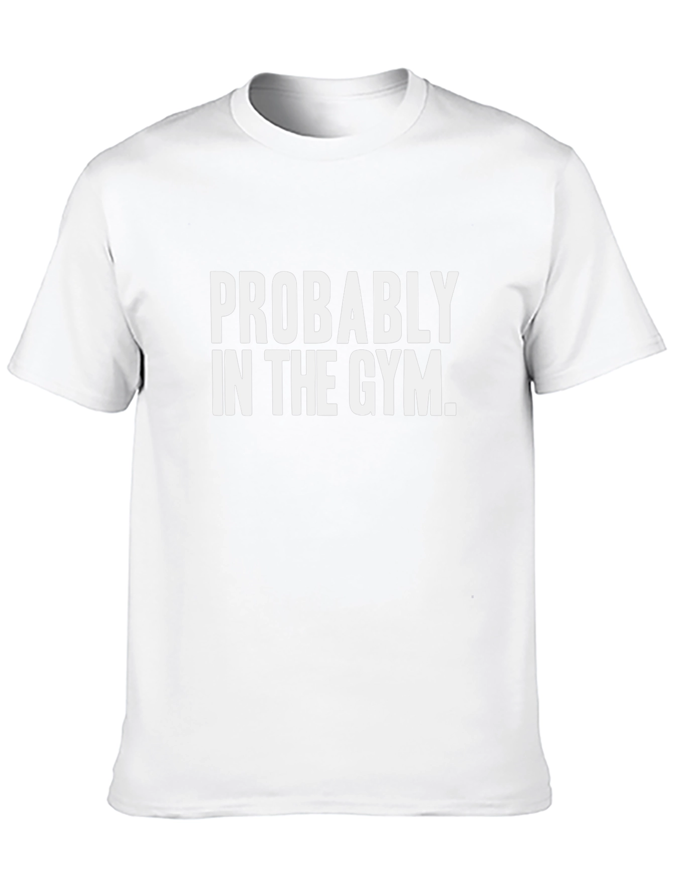 Probably In The Gym Black Graphic T-Shirt