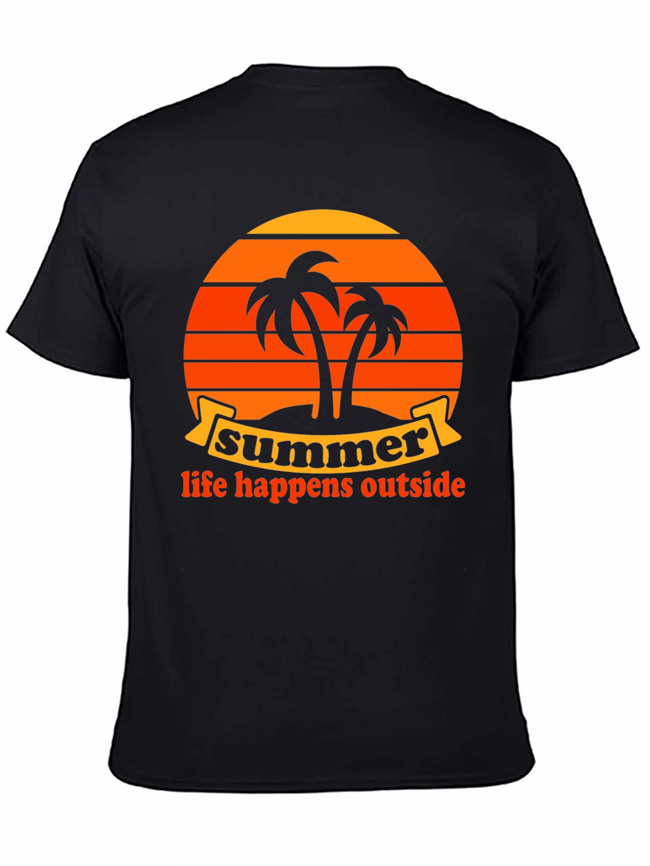 Summer Life Happens Outside Graphic Tee