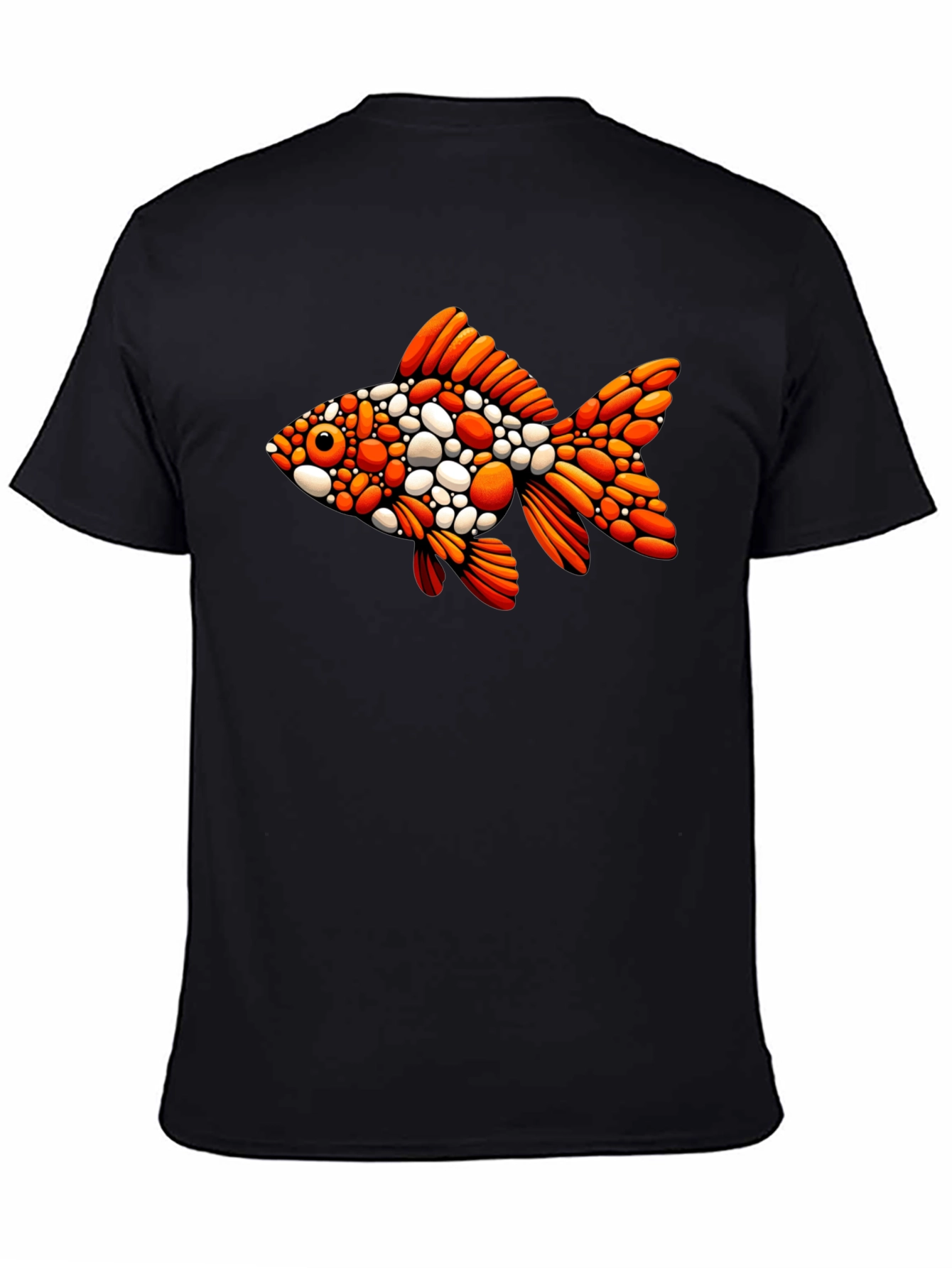 Goldfish Graphic Black T-Shirt