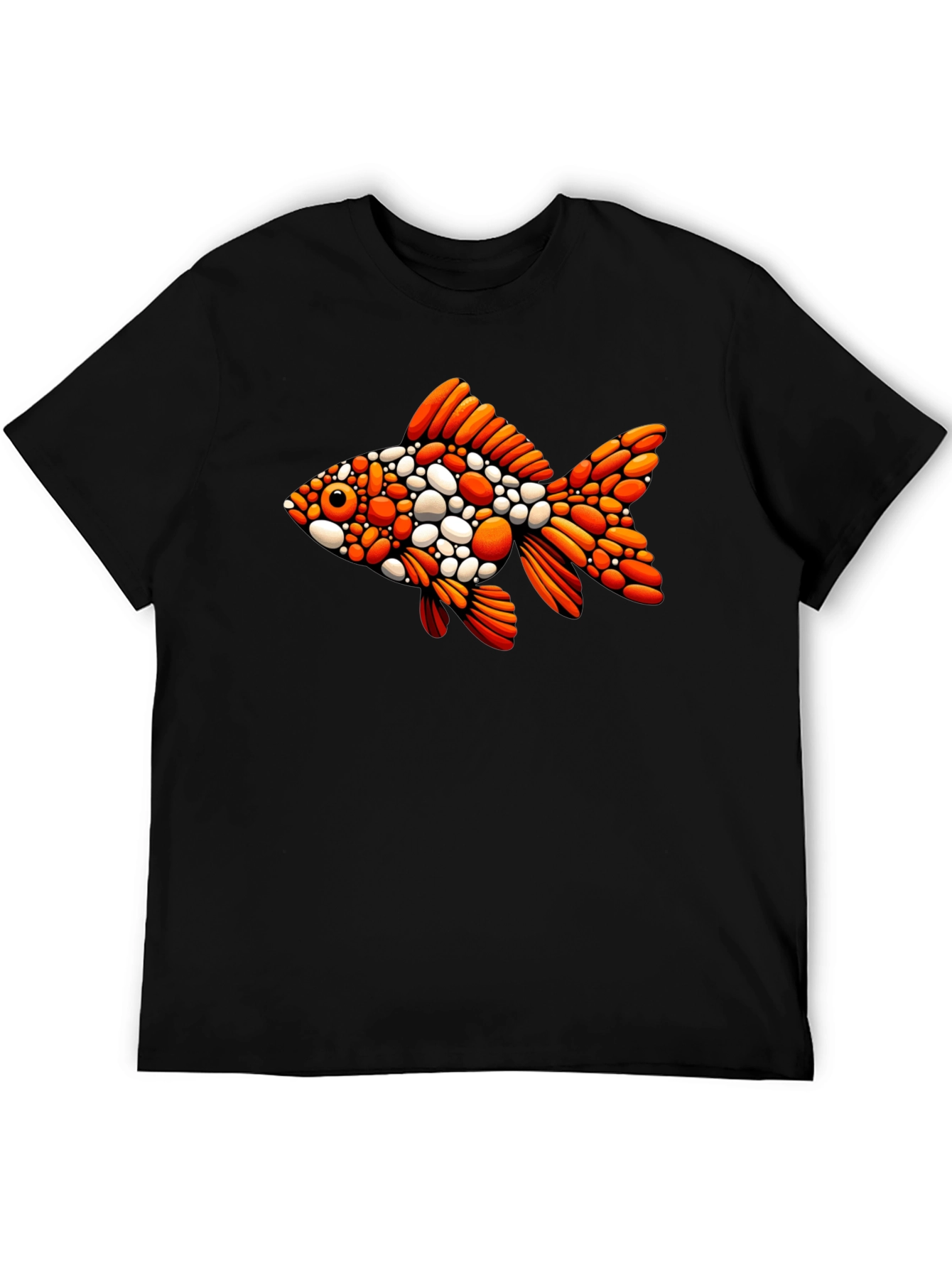 Goldfish Graphic Black T-Shirt