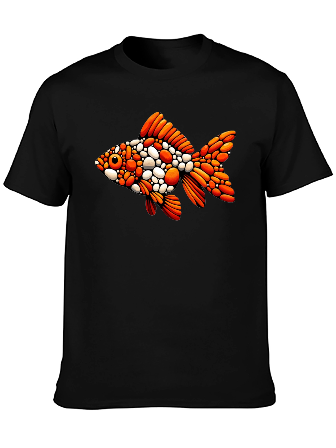 Goldfish Graphic Black T-Shirt