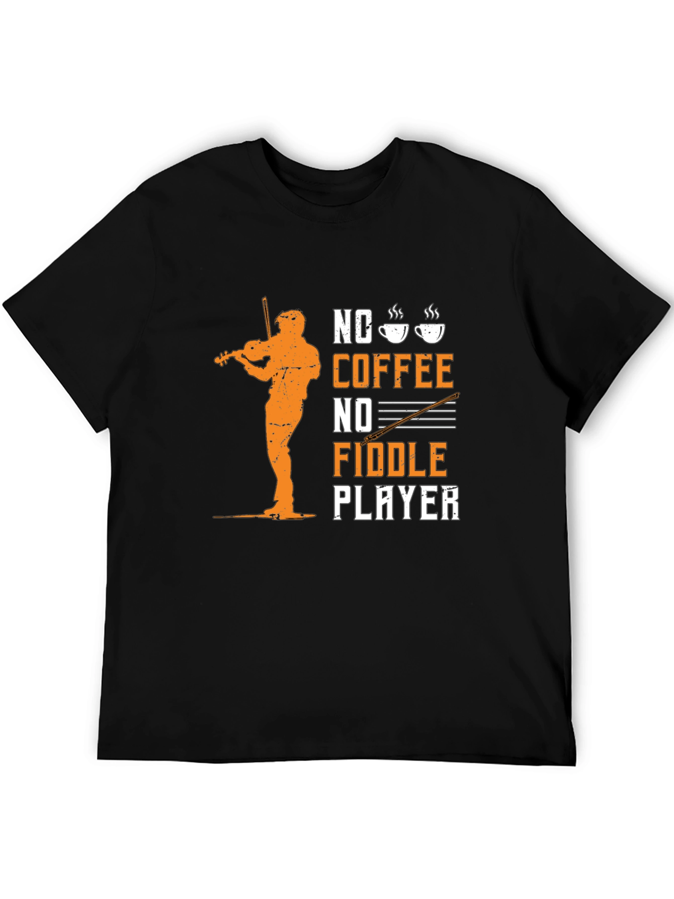 No Coffee No Fiddle Player T-Shirt