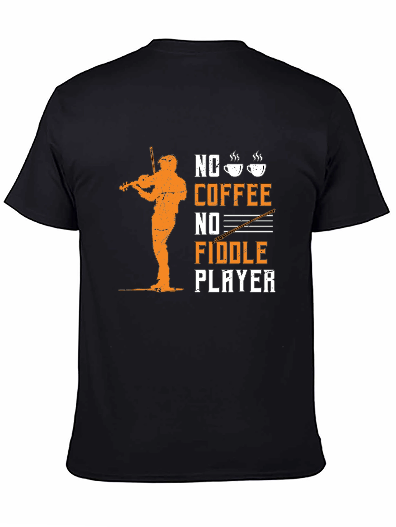 No Coffee No Fiddle Player T-Shirt