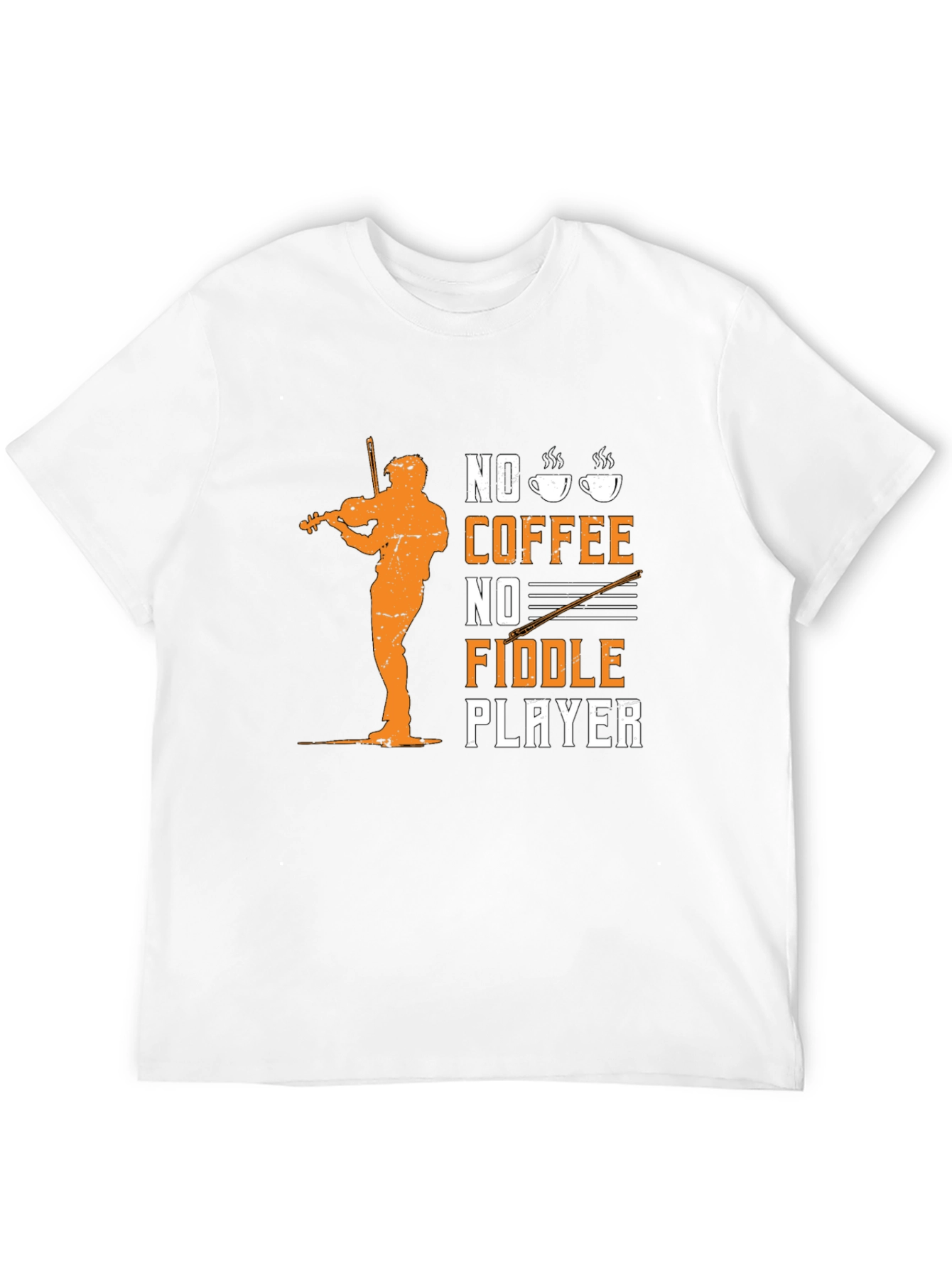 No Coffee No Fiddle Player T-Shirt