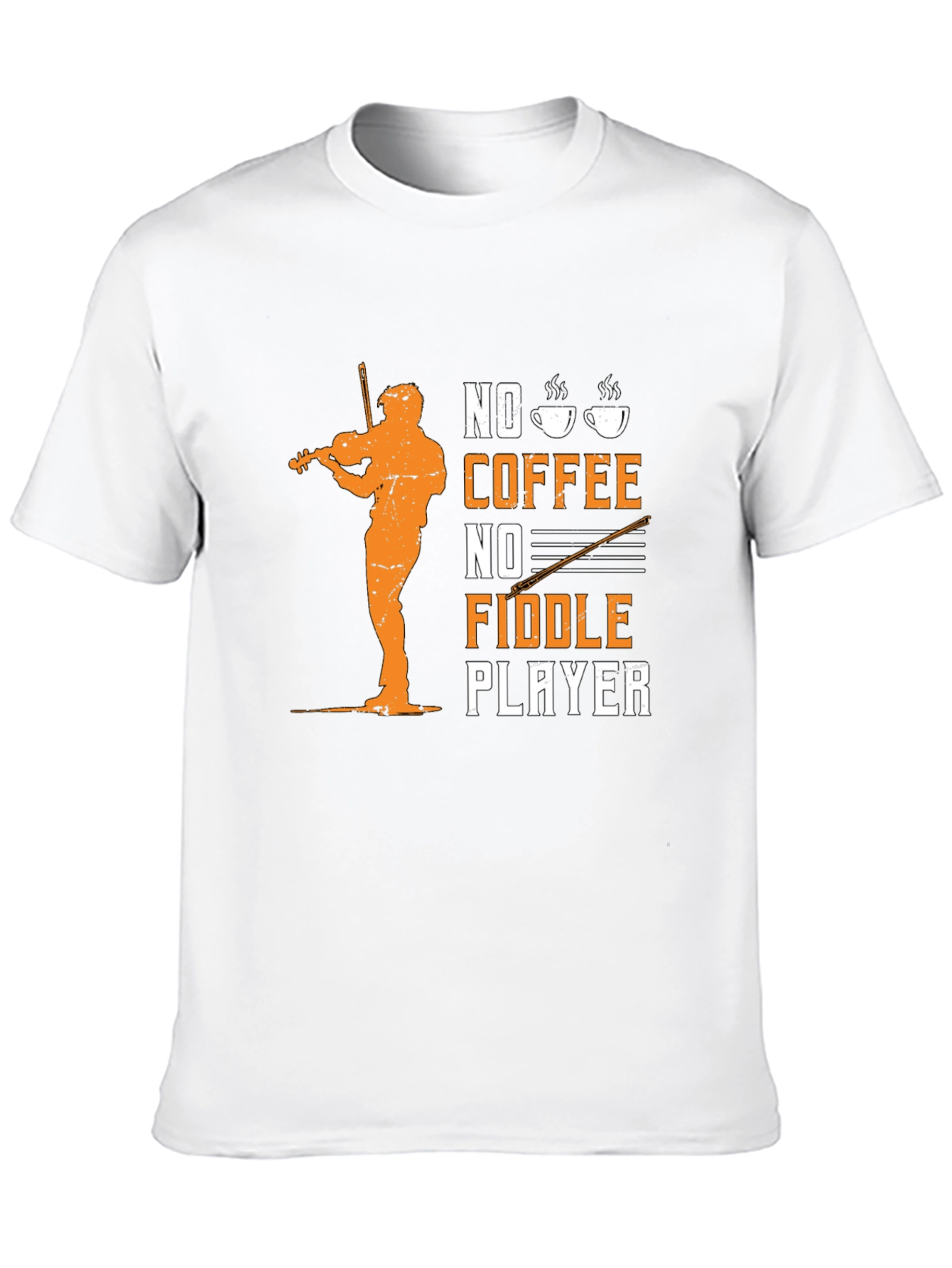 No Coffee No Fiddle Player T-Shirt