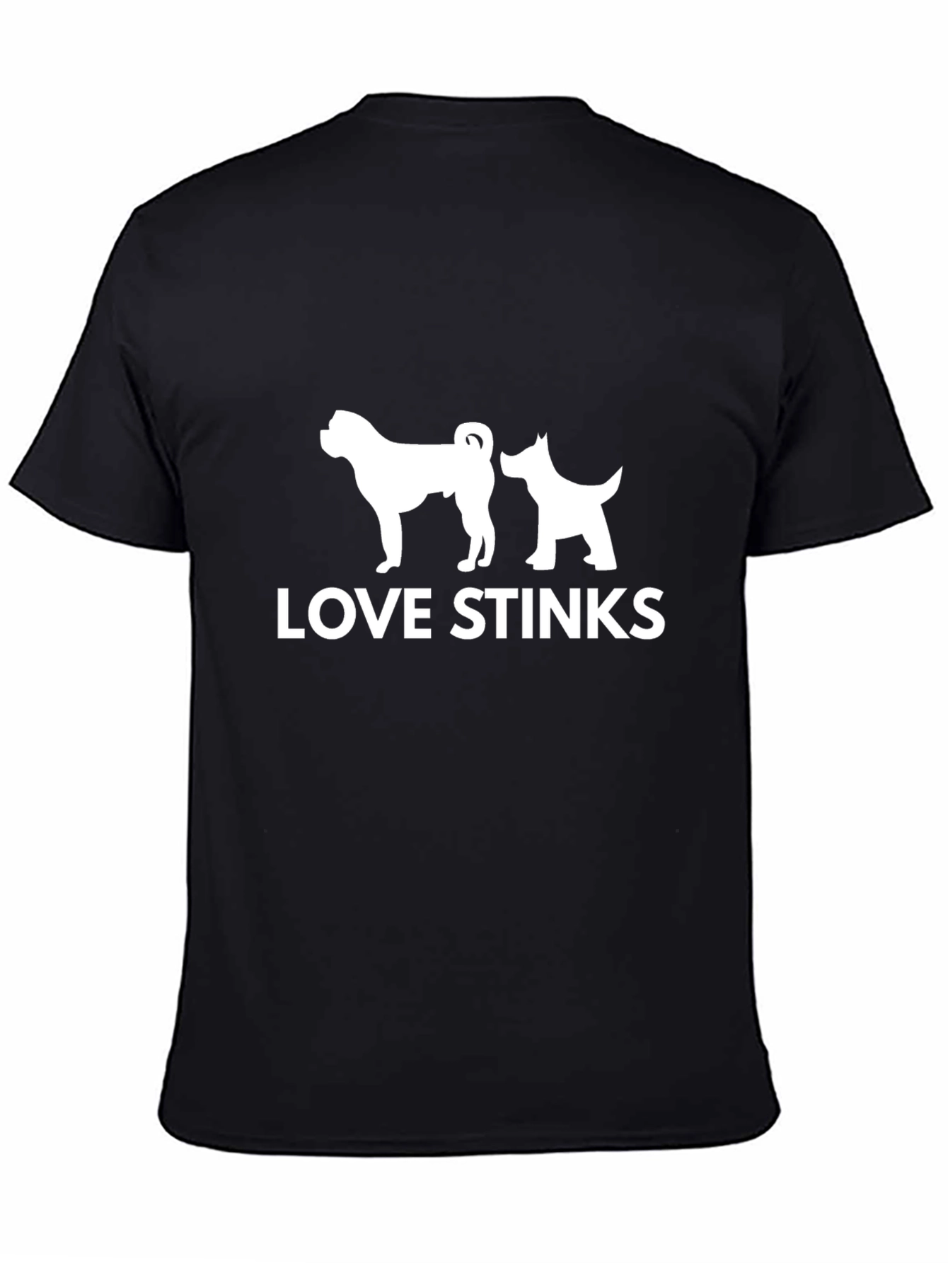 Love Stinks Graphic Tee - Black Humor Shirt