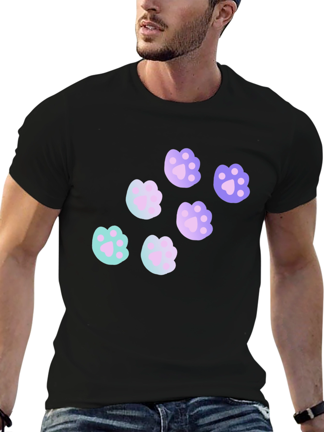 Cute Paw Print T-Shirt